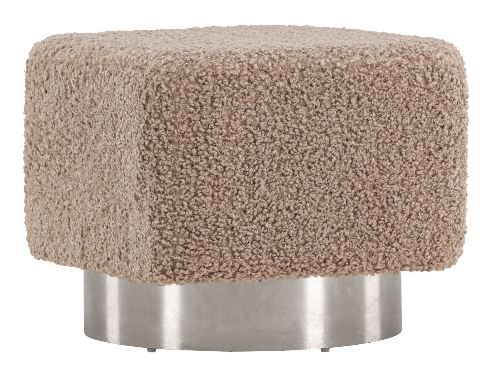 Nohr Poef 'Montey' Teddy, kleur Bruin