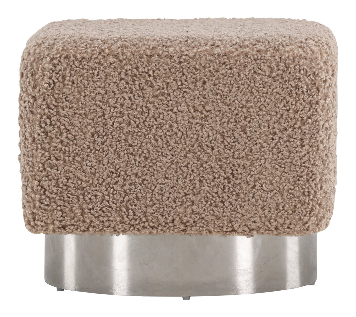 Nohr Poef 'Montey' Teddy, kleur Bruin