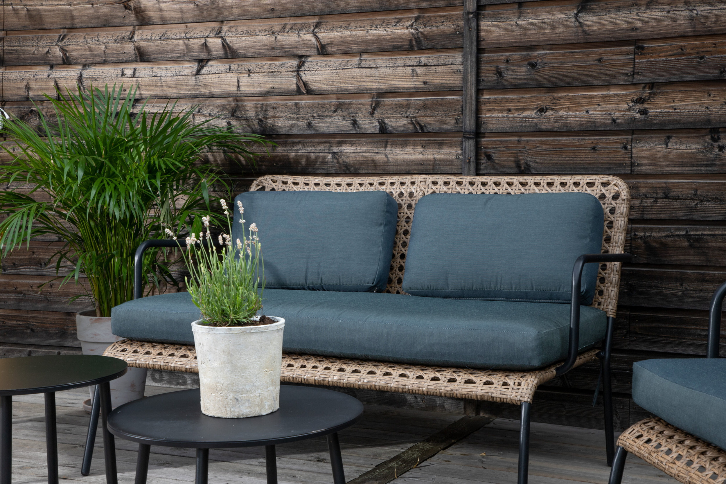 Nohr Loungeset 'Leontyne' Met bank, 2 stoelen en tafels