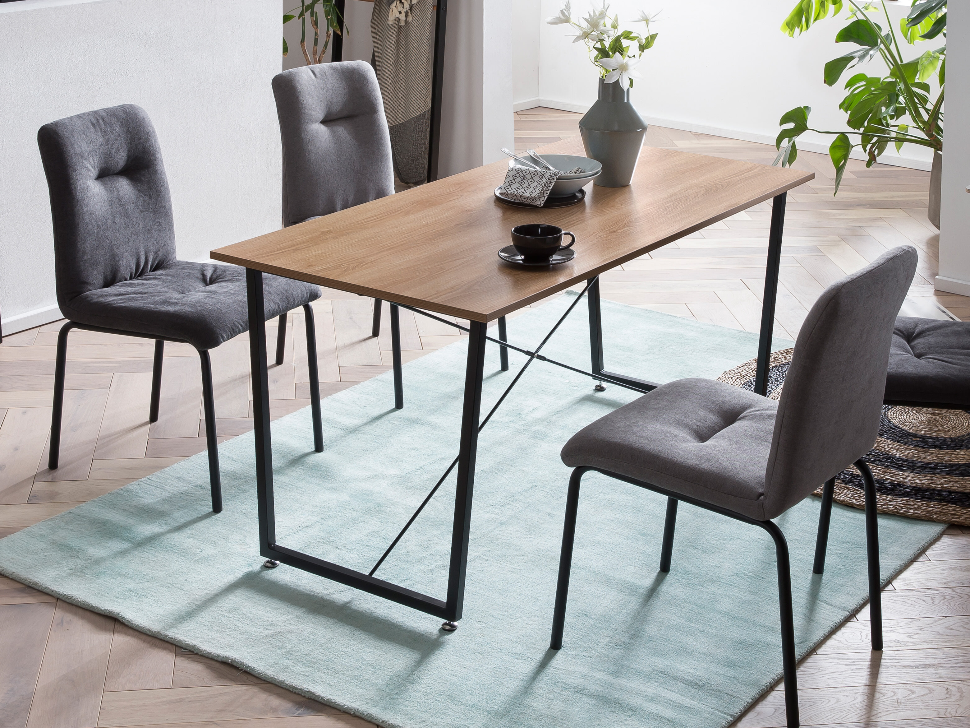 Artistiq Eettafel 'Beni' Acacialook, 140 x 70cm