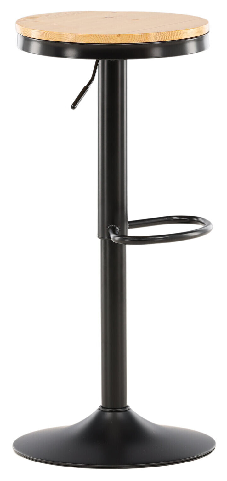 Nohr Verstelbare Barkruk 'Tiani' Eikenlook (zithoogte 60-80cm)