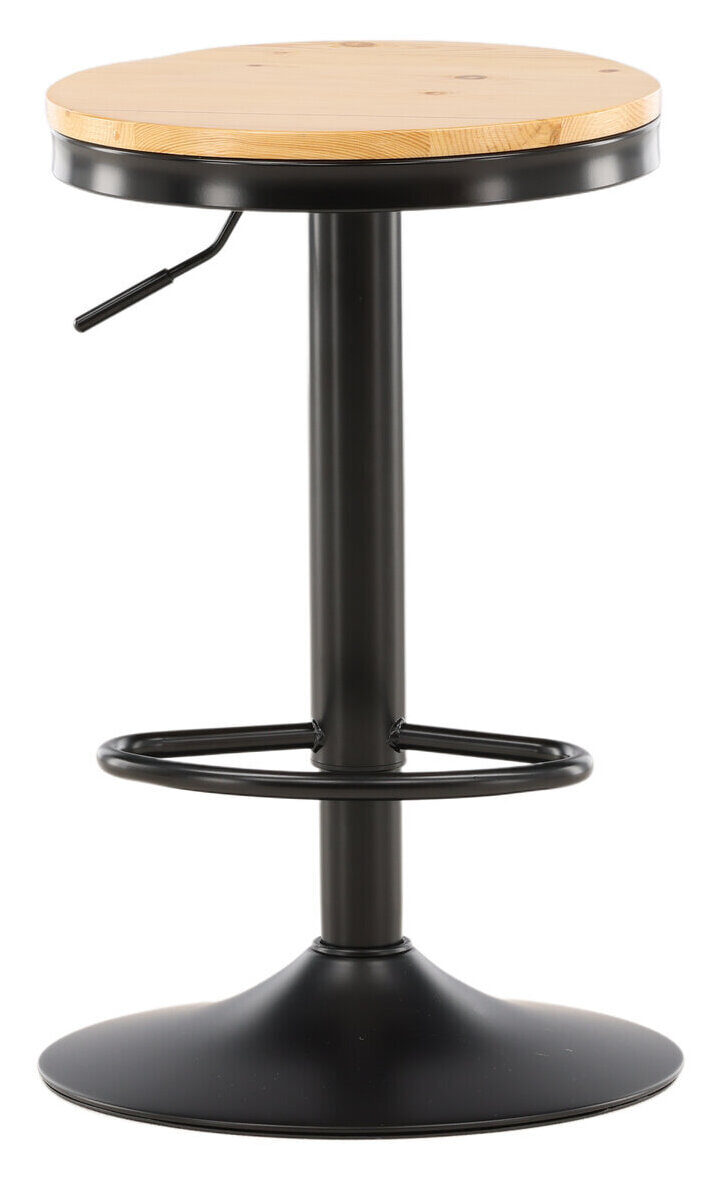 Nohr Verstelbare Barkruk 'Tiani' Eikenlook (zithoogte 60-80cm)