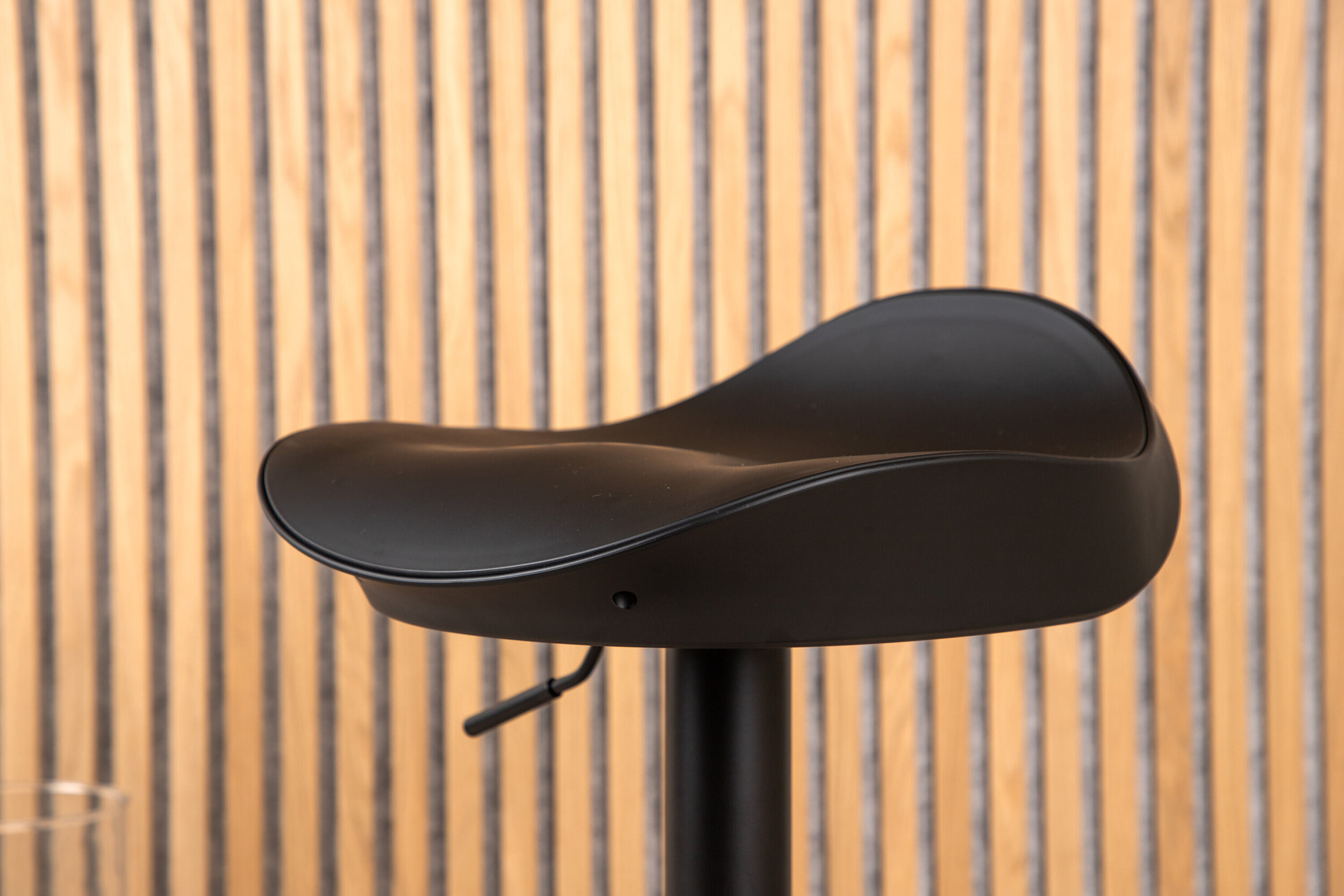 Nohr Verstelbare Barkruk 'Marchetta' kleur Zwart (zithoogte 68-88cm)