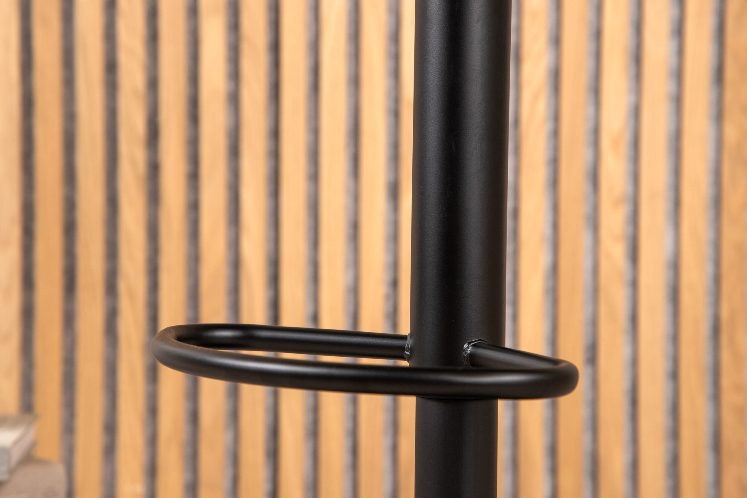 Nohr Verstelbare Barkruk 'Marchetta' kleur Zwart (zithoogte 68-88cm)