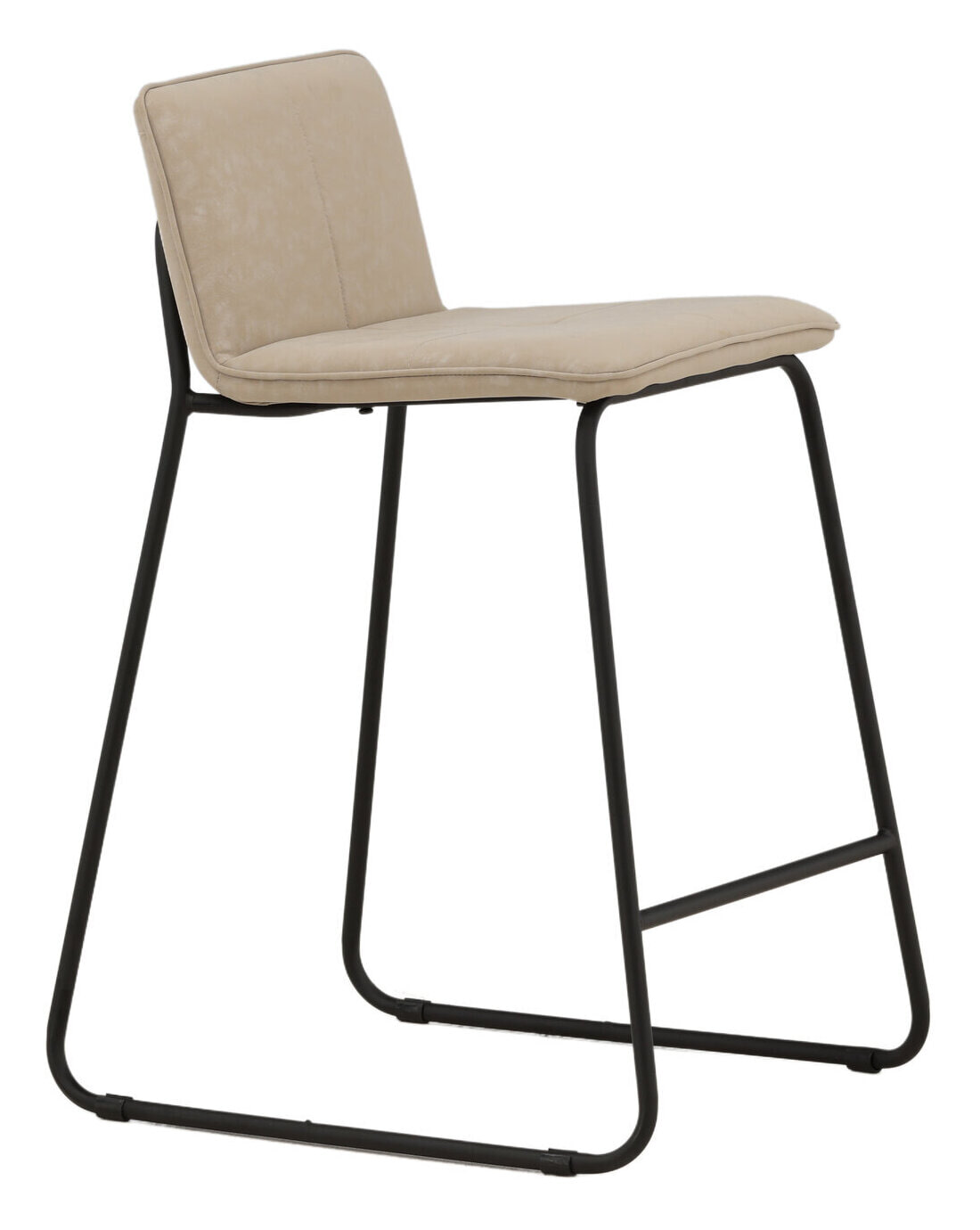 Nohr Barkruk 'Sheridan' Microvezel, kleur Beige (zithoogte 64cm)