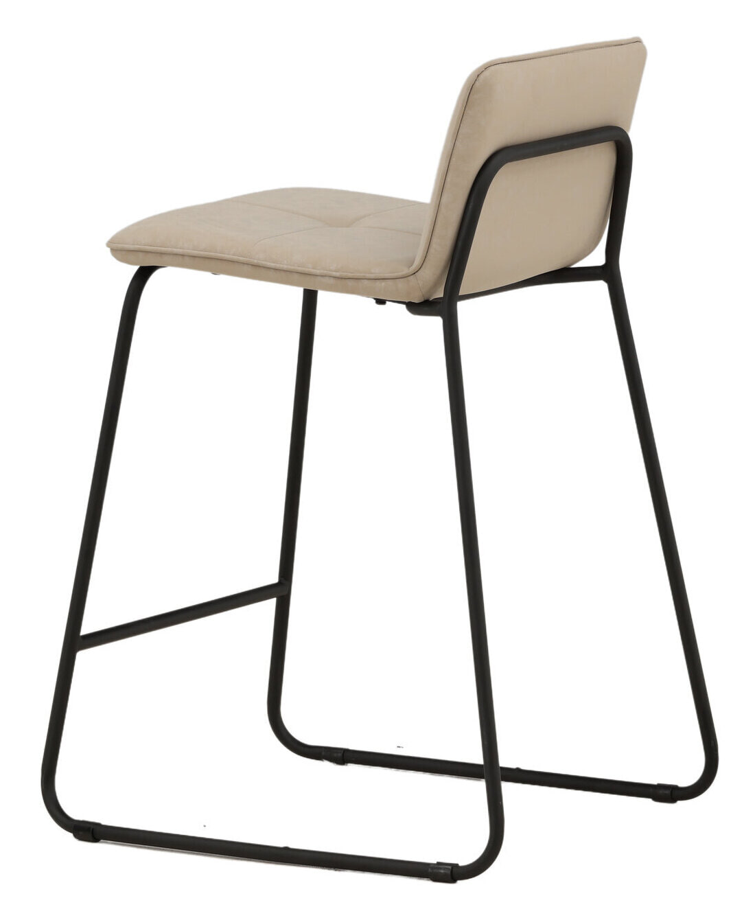 Nohr Barkruk 'Sheridan' Microvezel, kleur Beige (zithoogte 64cm)