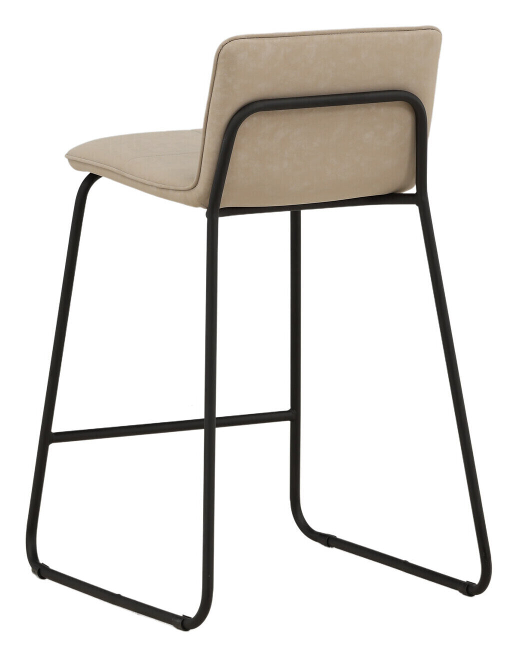 Nohr Barkruk 'Sheridan' Microvezel, kleur Beige (zithoogte 64cm)