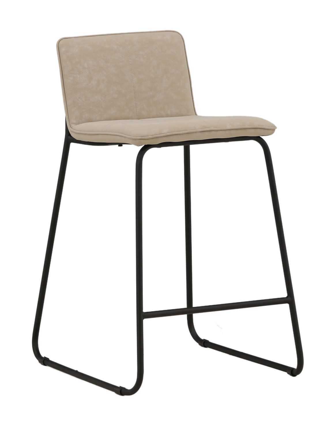 Nohr Barkruk 'Sheridan' Microvezel, kleur Beige (zithoogte 64cm)