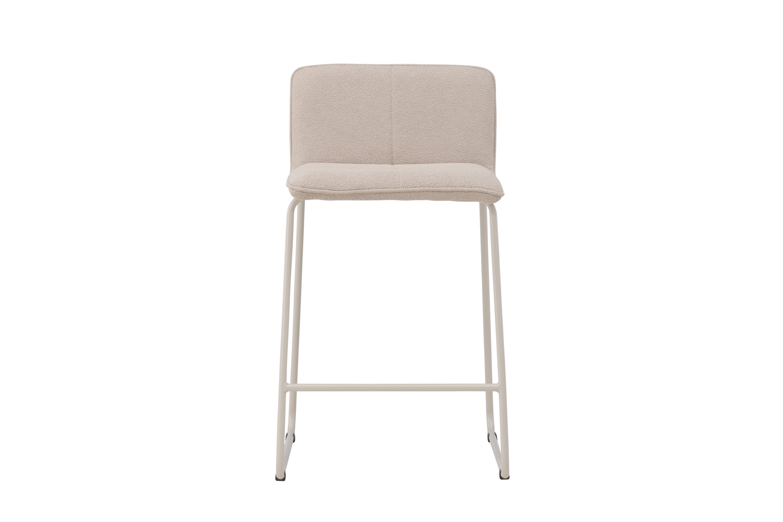 Nohr Barkruk 'Sheridan' Bouclé, kleur Beige (zithoogte 65cm)