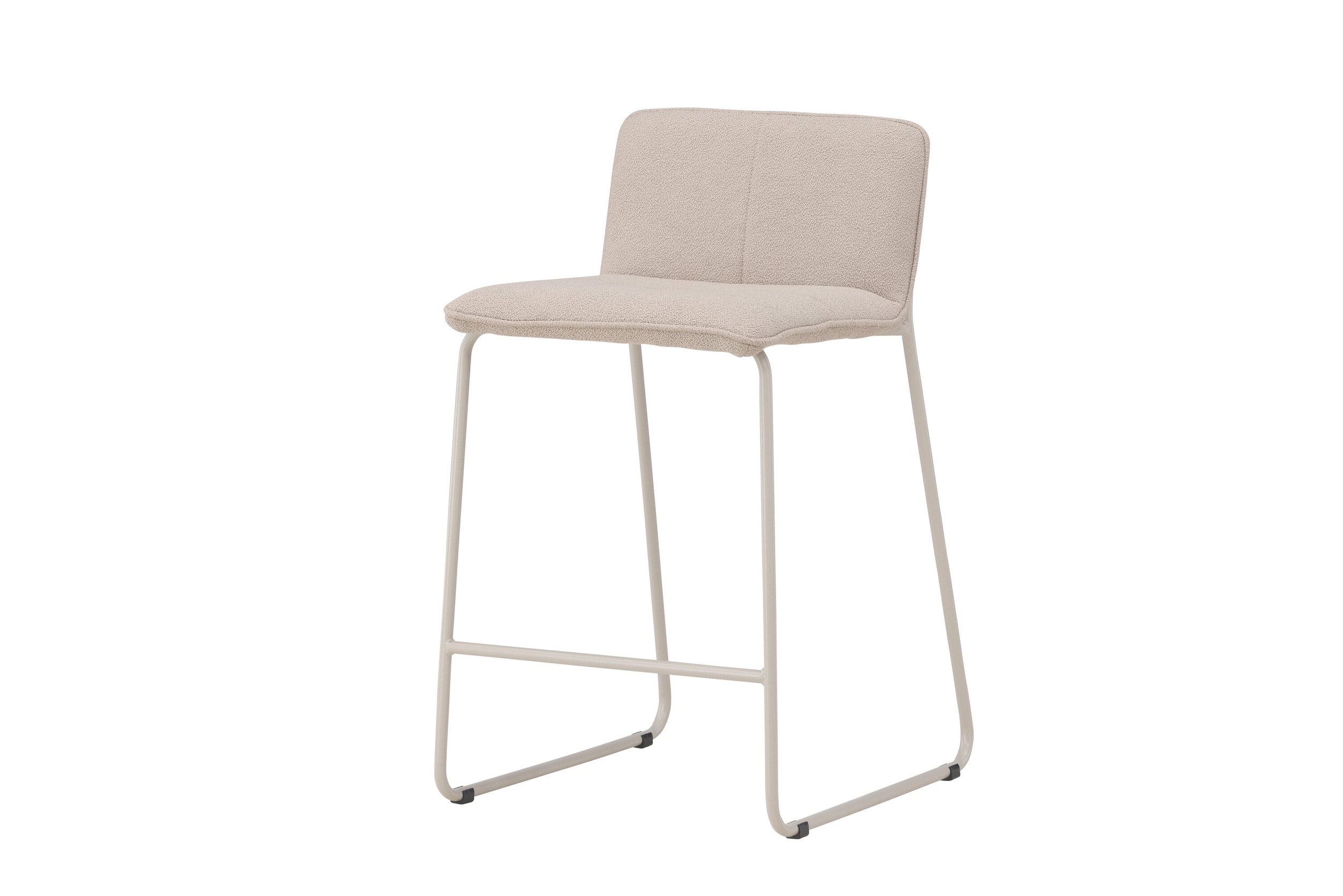Nohr Barkruk 'Sheridan' Bouclé, kleur Beige (zithoogte 65cm)