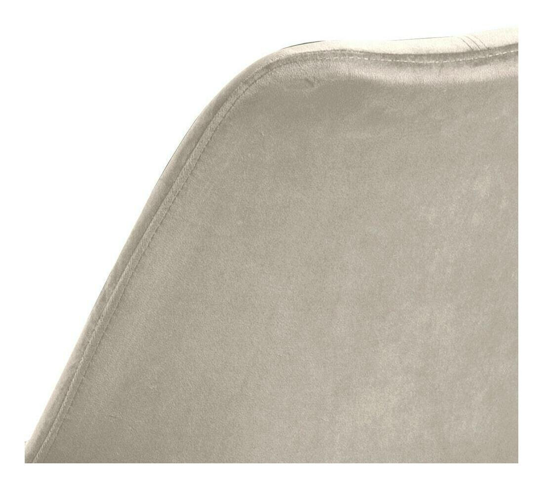 Bendt Eetkamerstoel 'Liva' Velvet, kleur Zand
