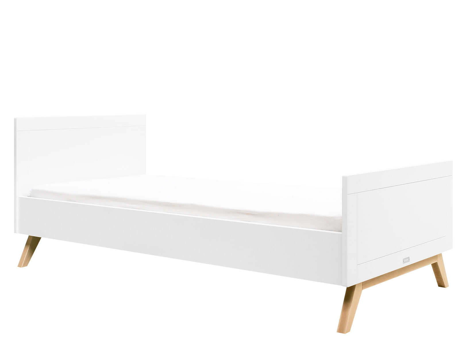 Bopita Bed 'Fenna' 90 x 200cm, kleur wit - naturel