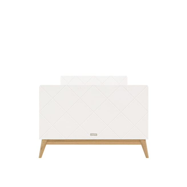 Bopita Bed 'Paris' 90 x 200cm, kleur wit / eiken