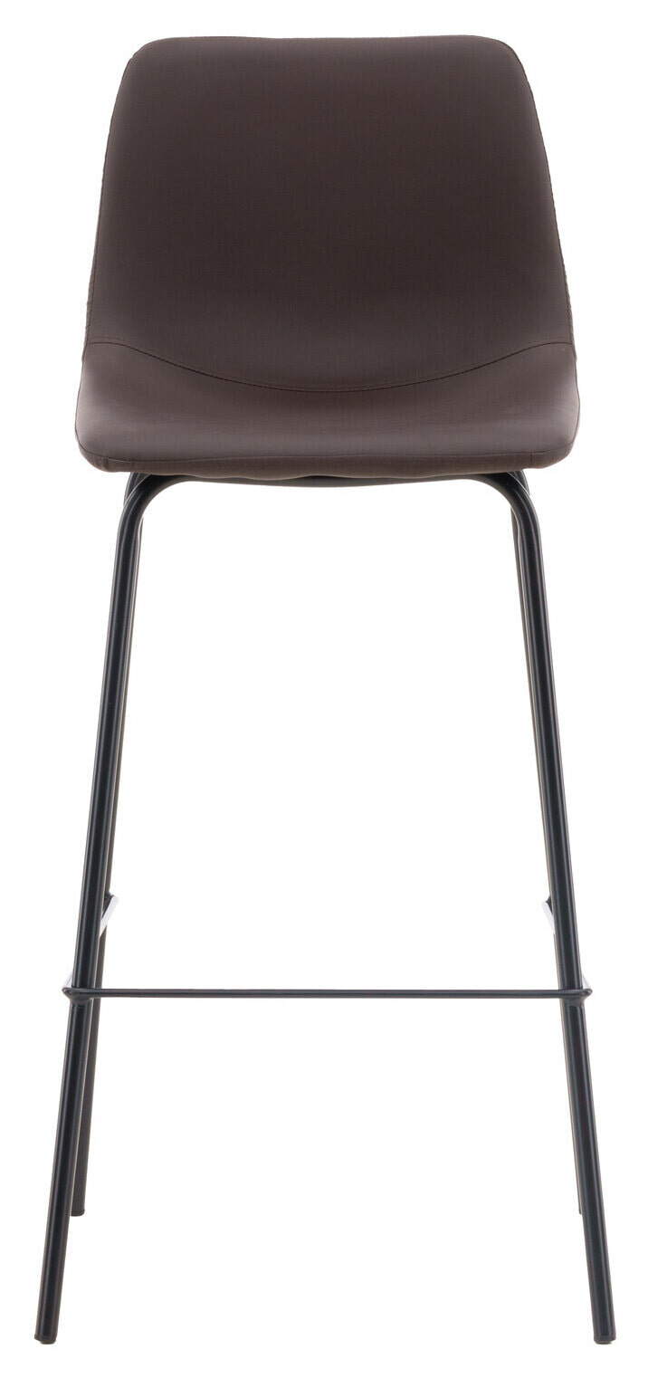 Nohr Barkruk 'Sherrika' Lederlook, kleur Bruin (zithoogte 75cm)