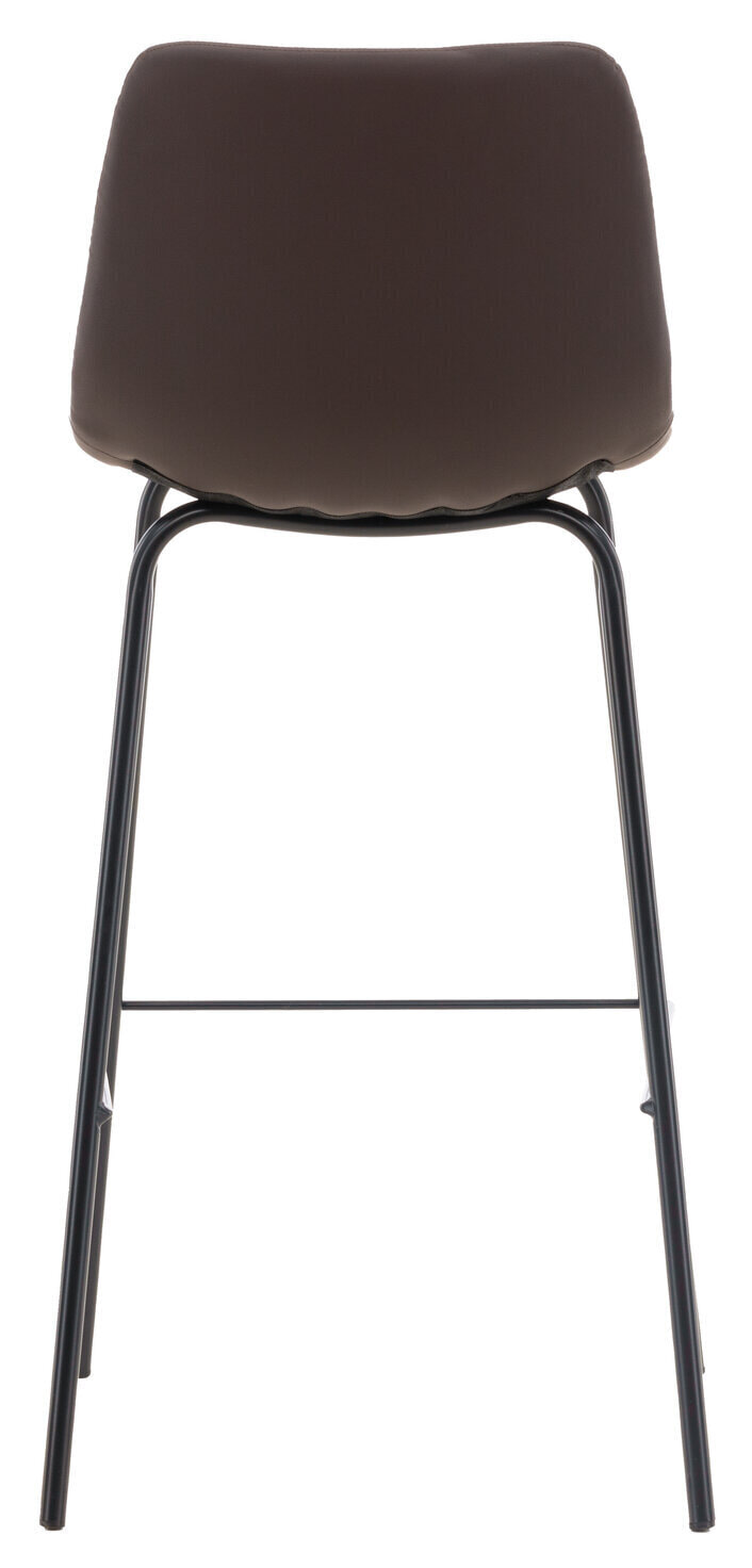 Nohr Barkruk 'Sherrika' Lederlook, kleur Bruin (zithoogte 75cm)