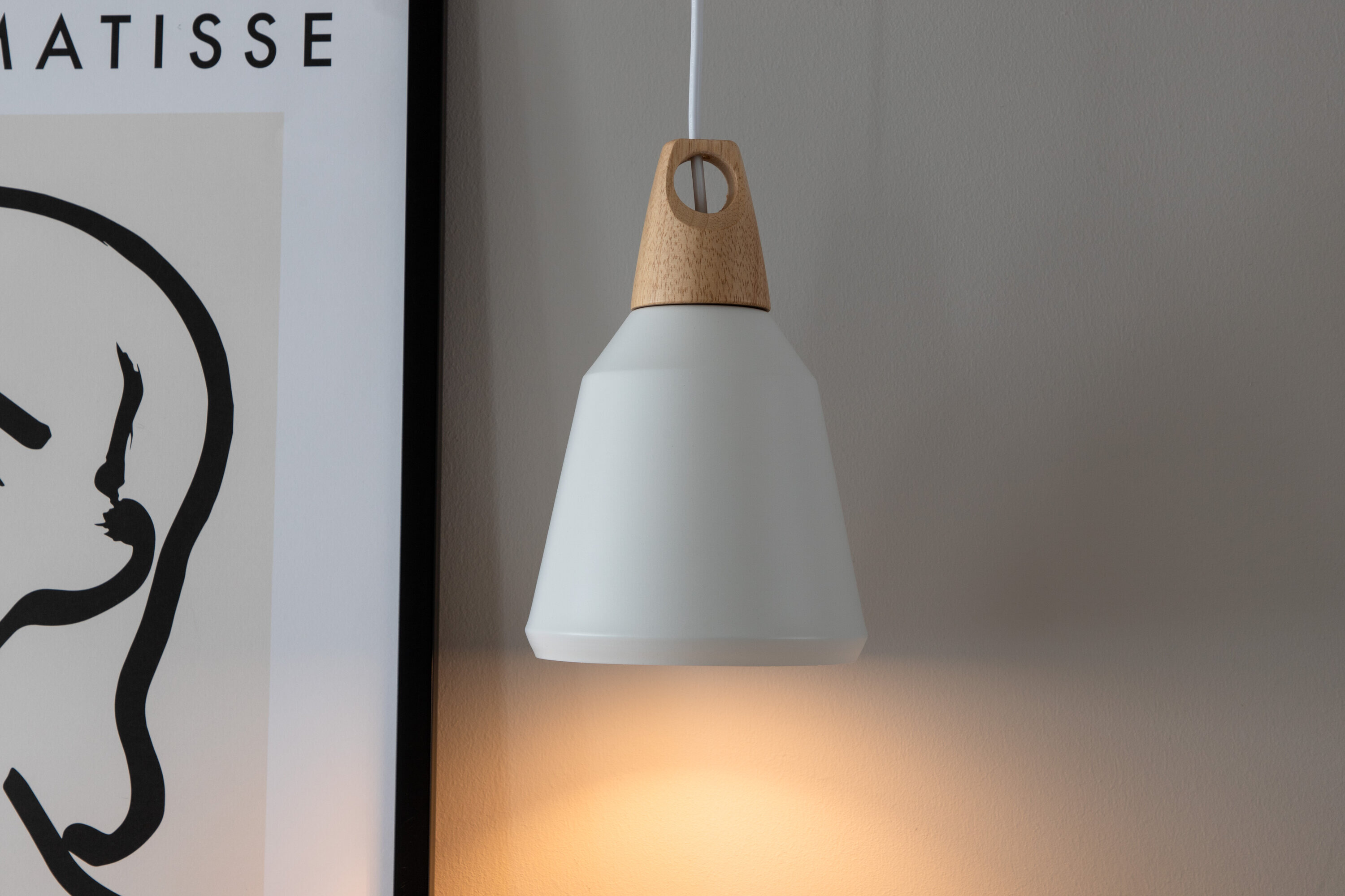 Nohr Hanglamp 'Leonte' kleur Wit