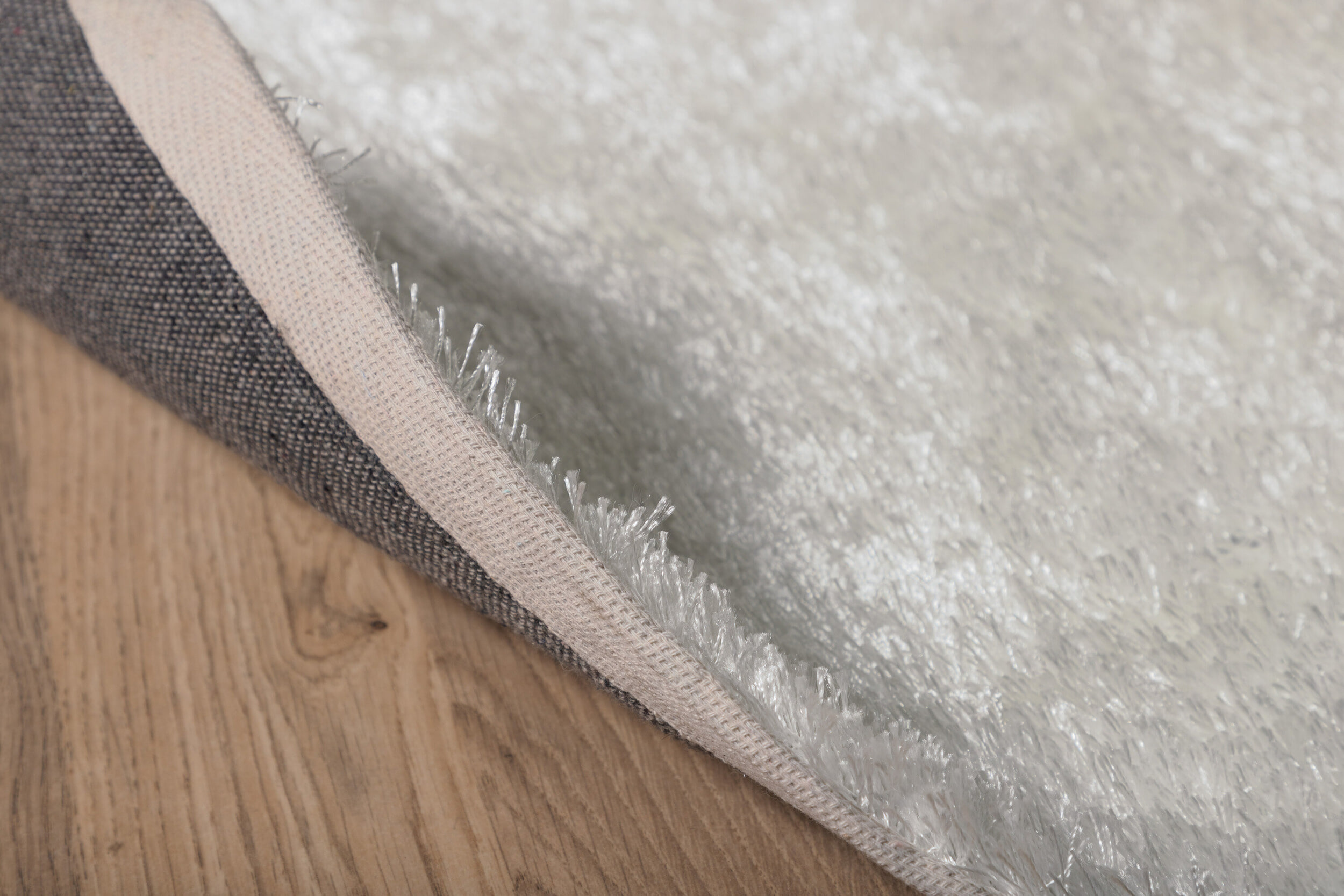 Nohr Rond Vloerkleed 'Der' 200cm, kleur Wit