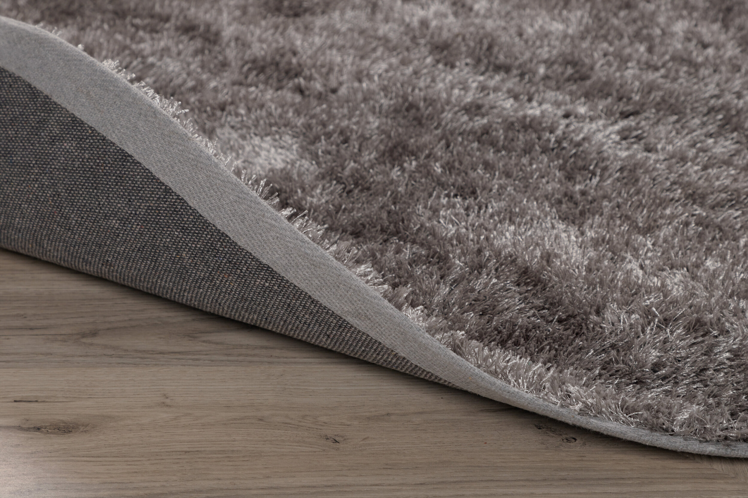 Nohr Rond Vloerkleed 'Der' 200cm, kleur Grijs