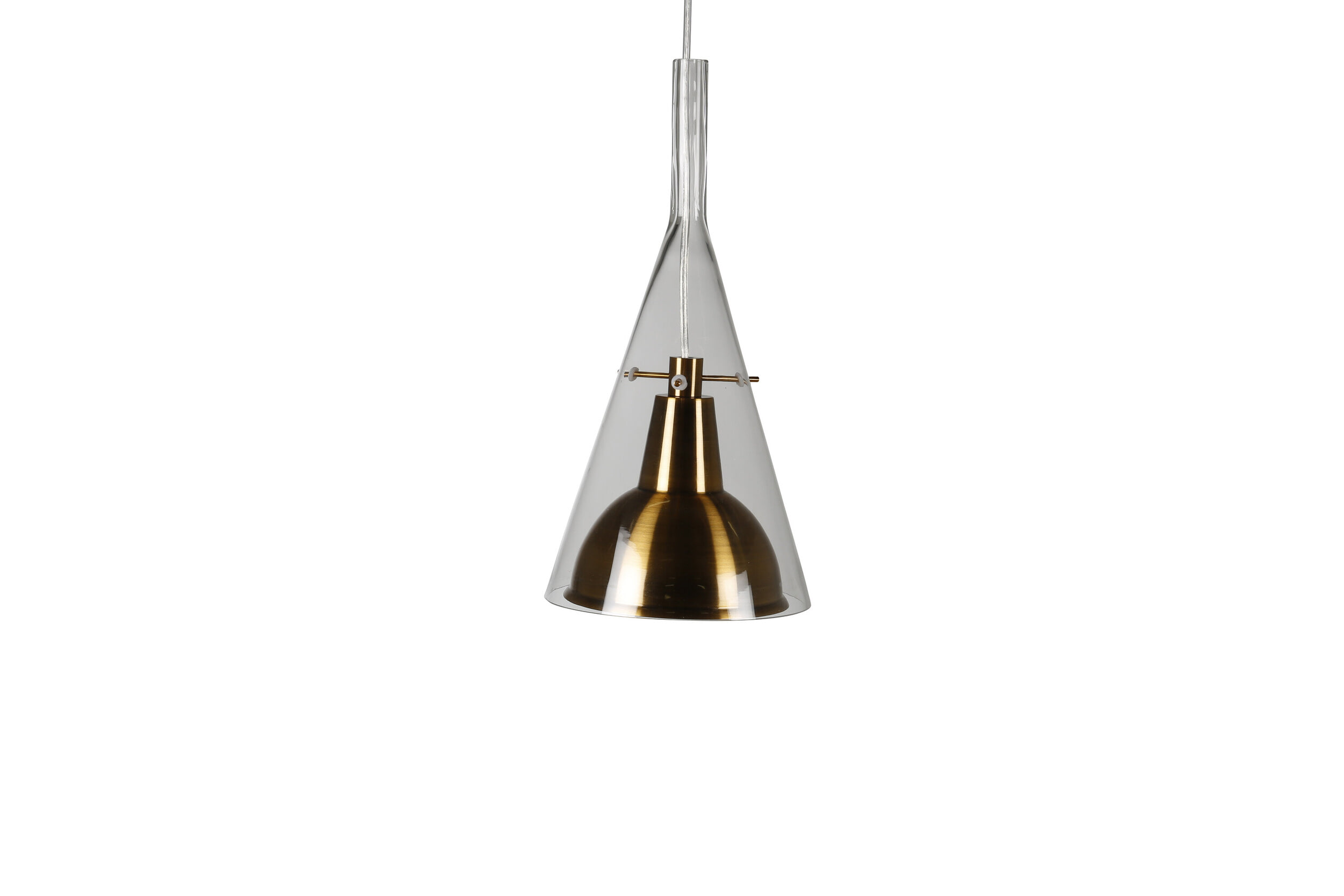 Nohr Hanglamp 'Jawara' Glas, kleur Goud