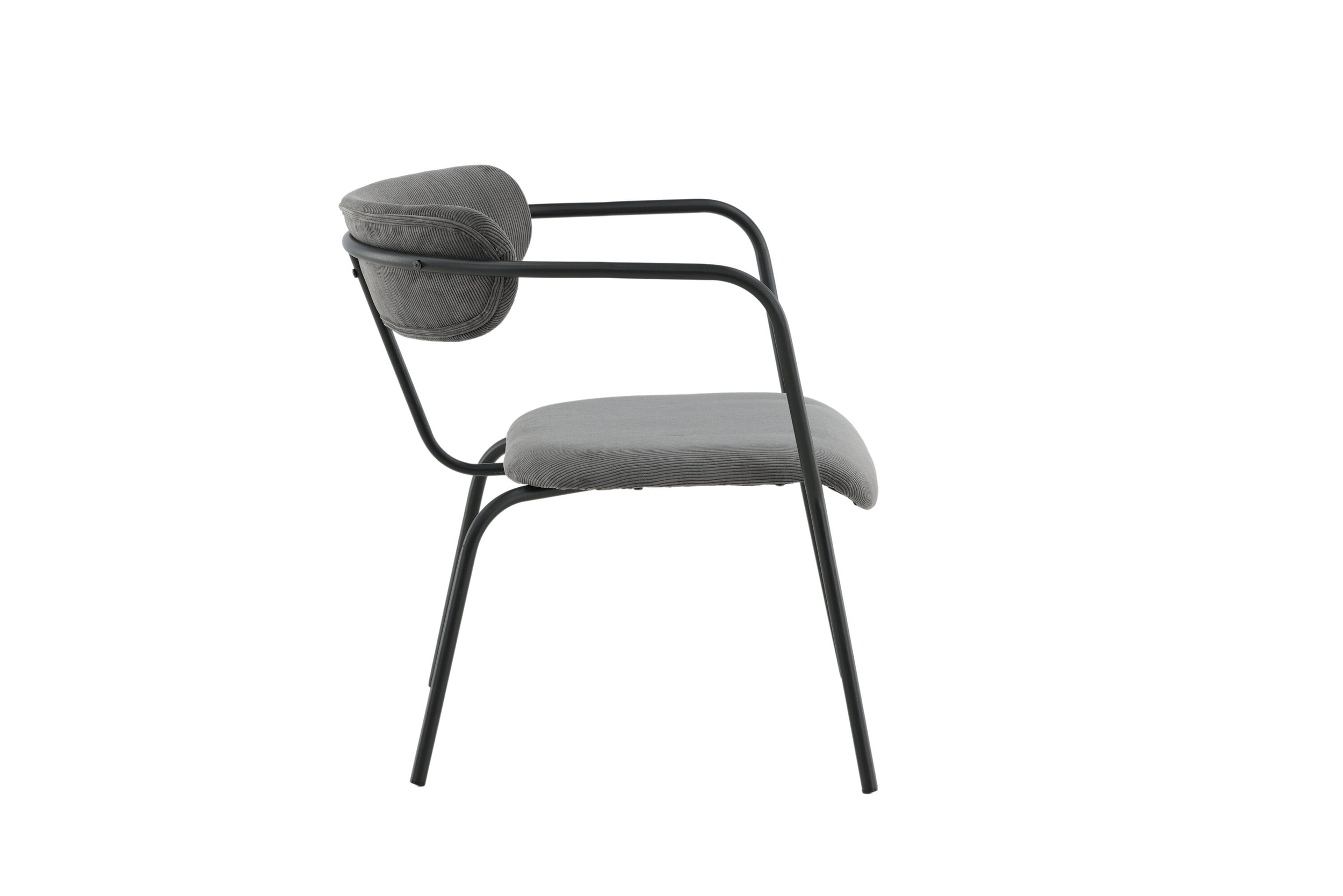 Nohr Fauteuil 'Traver' Rib, kleur Grijs