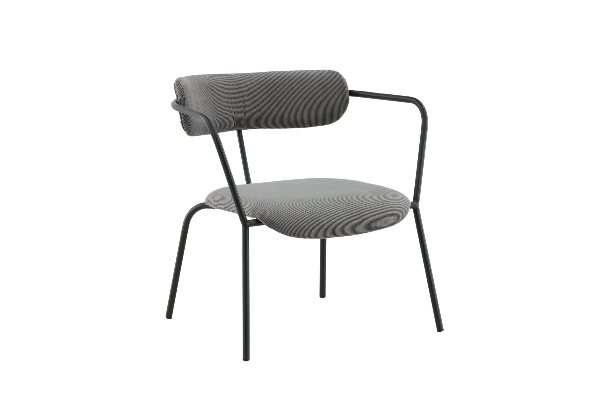 Nohr Fauteuil 'Traver' Rib, kleur Grijs