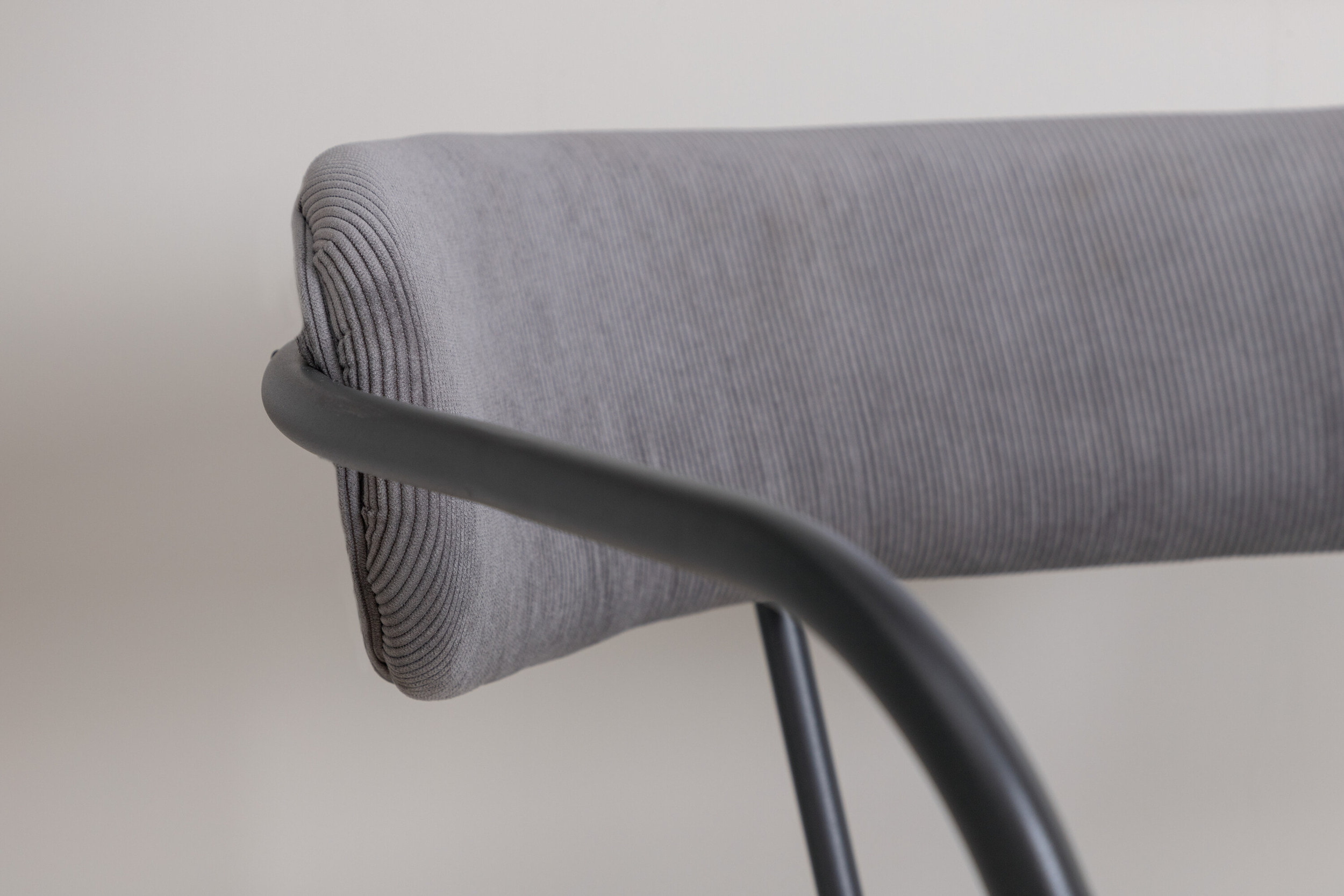 Nohr Fauteuil 'Traver' Rib, kleur Grijs