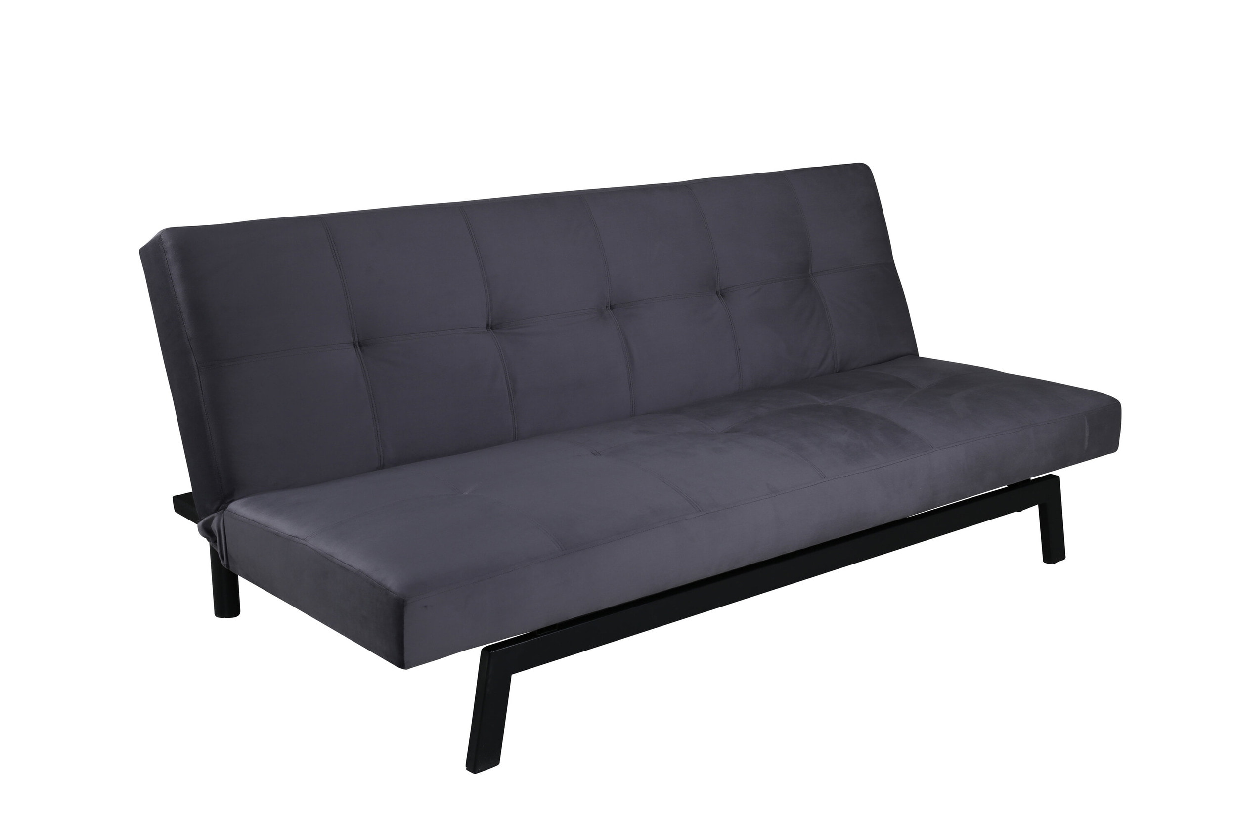 Nohr Slaapbank 'Rhesa' Velvet, kleur Grijs
