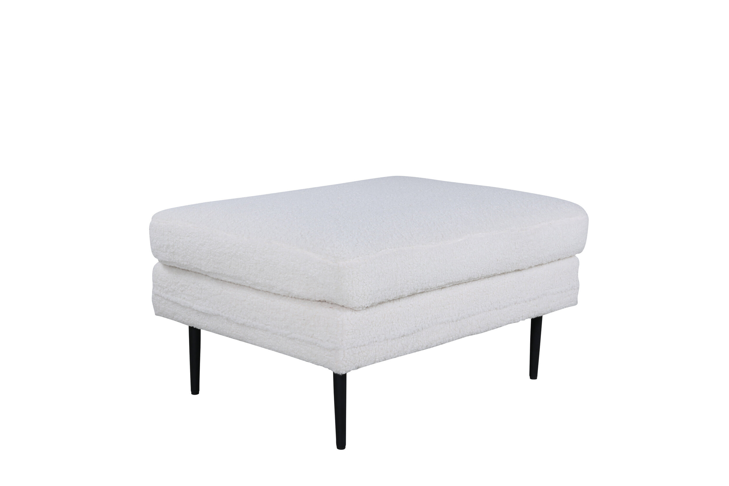 Nohr Hocker 'Tylan' Teddy, kleur Wit