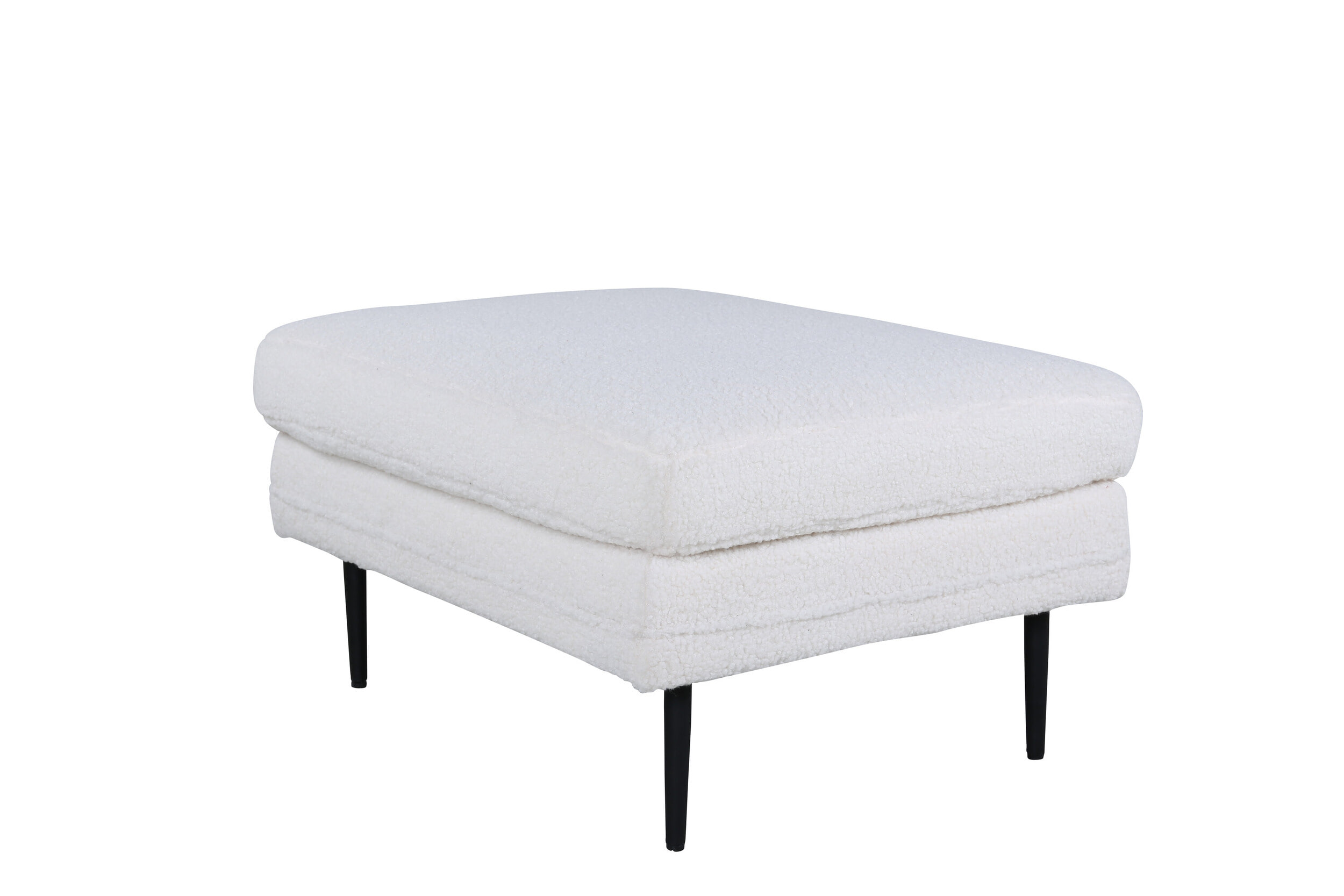 Nohr Hocker 'Tylan' Teddy, kleur Wit