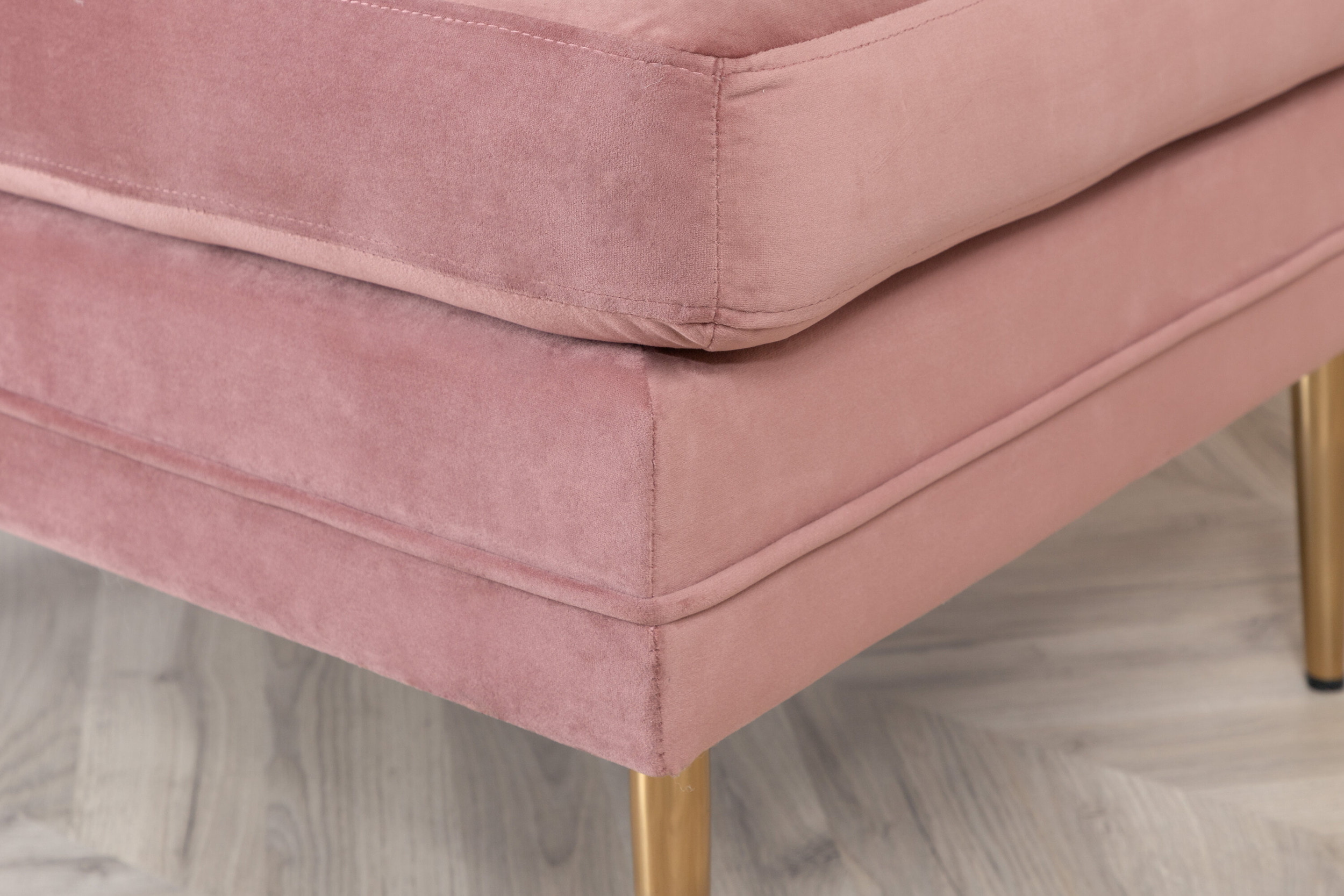 Nohr Hocker 'Tylan' Velvet, kleur Roze