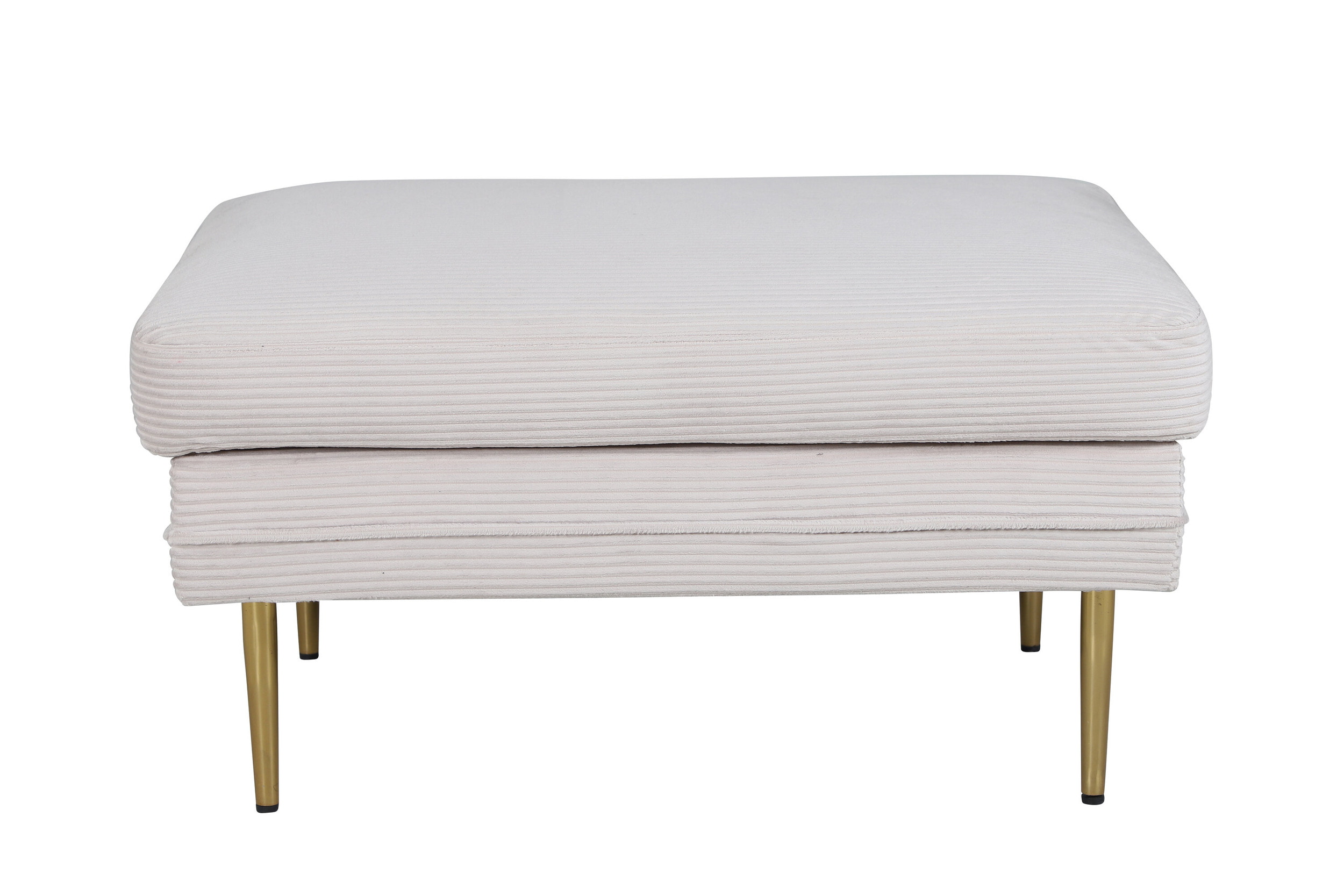 Nohr Hocker 'Tylan' Rib, kleur Grijs