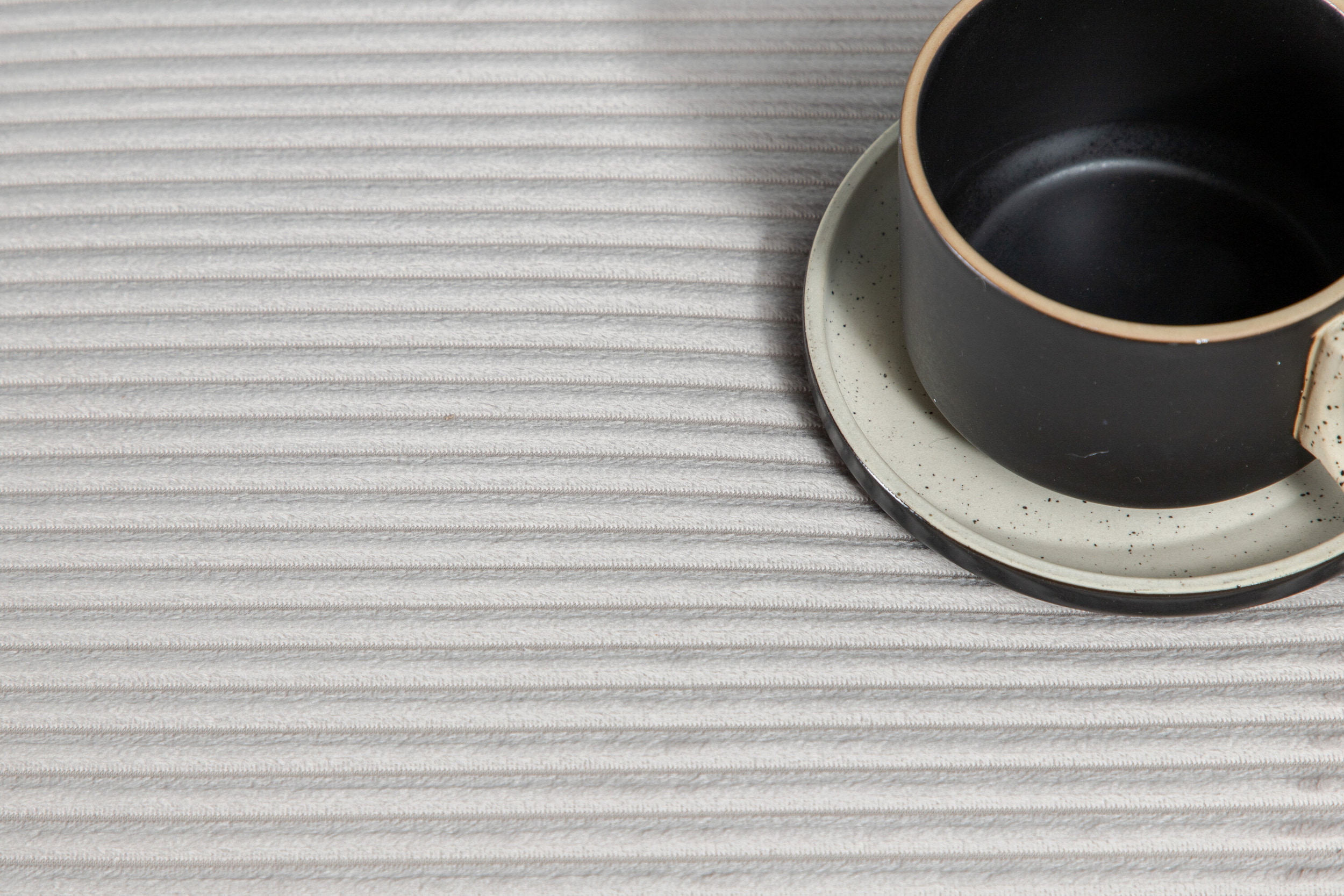 Nohr Hocker 'Tylan' Rib, kleur Grijs