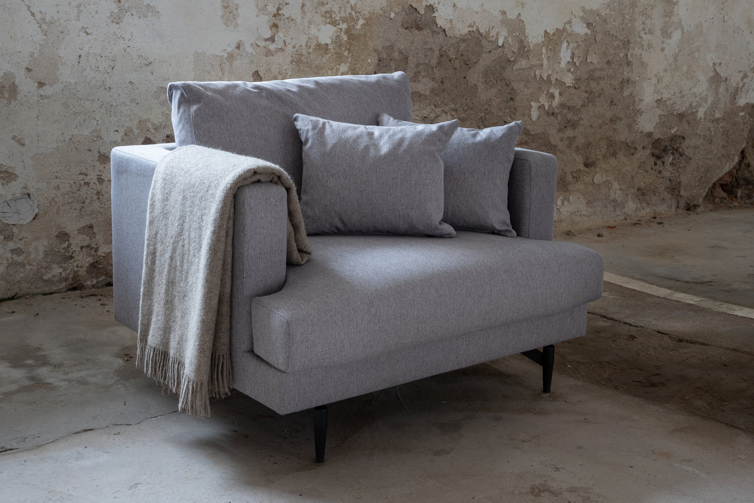 Nohr Fauteuil 'Tamora' kleur Grijs