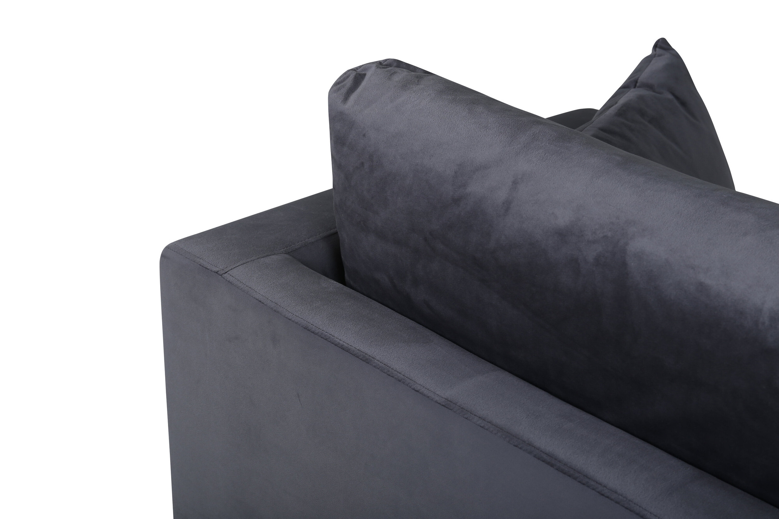 Nohr Fauteuil 'Tamora' Velvet, kleur Donkergrijs