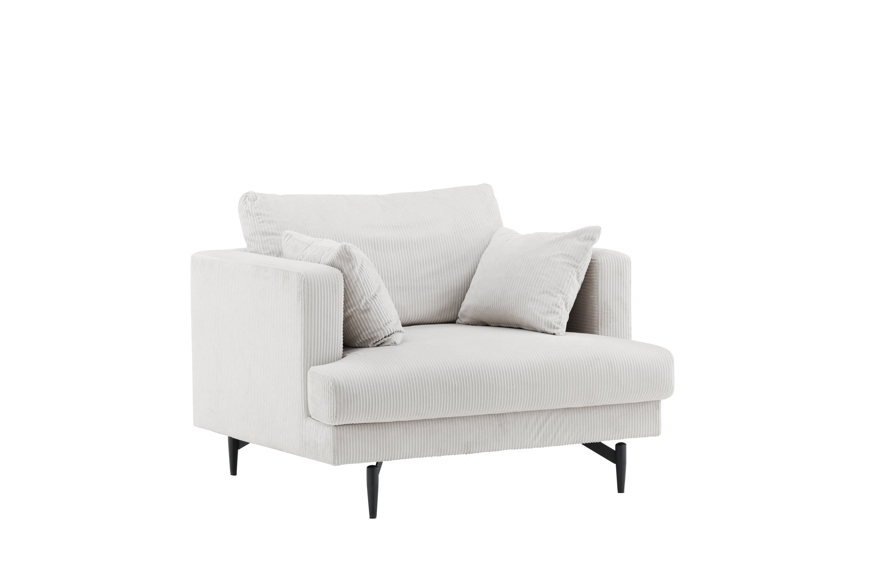 Nohr Fauteuil 'Tamora' Rib, kleur Beige