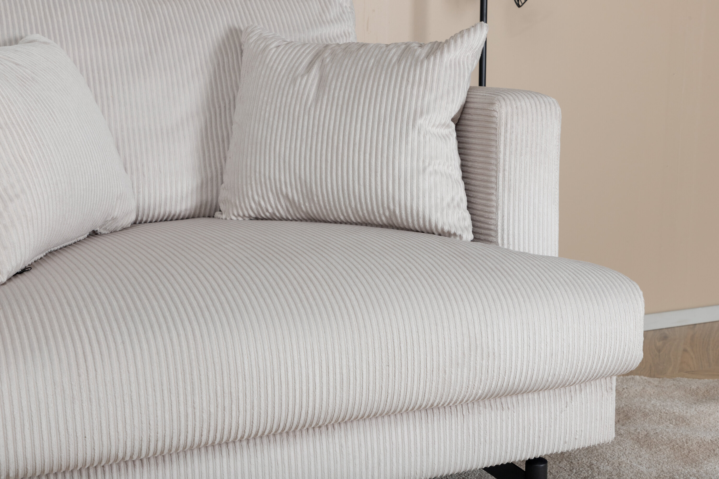Nohr Fauteuil 'Tamora' Rib, kleur Beige