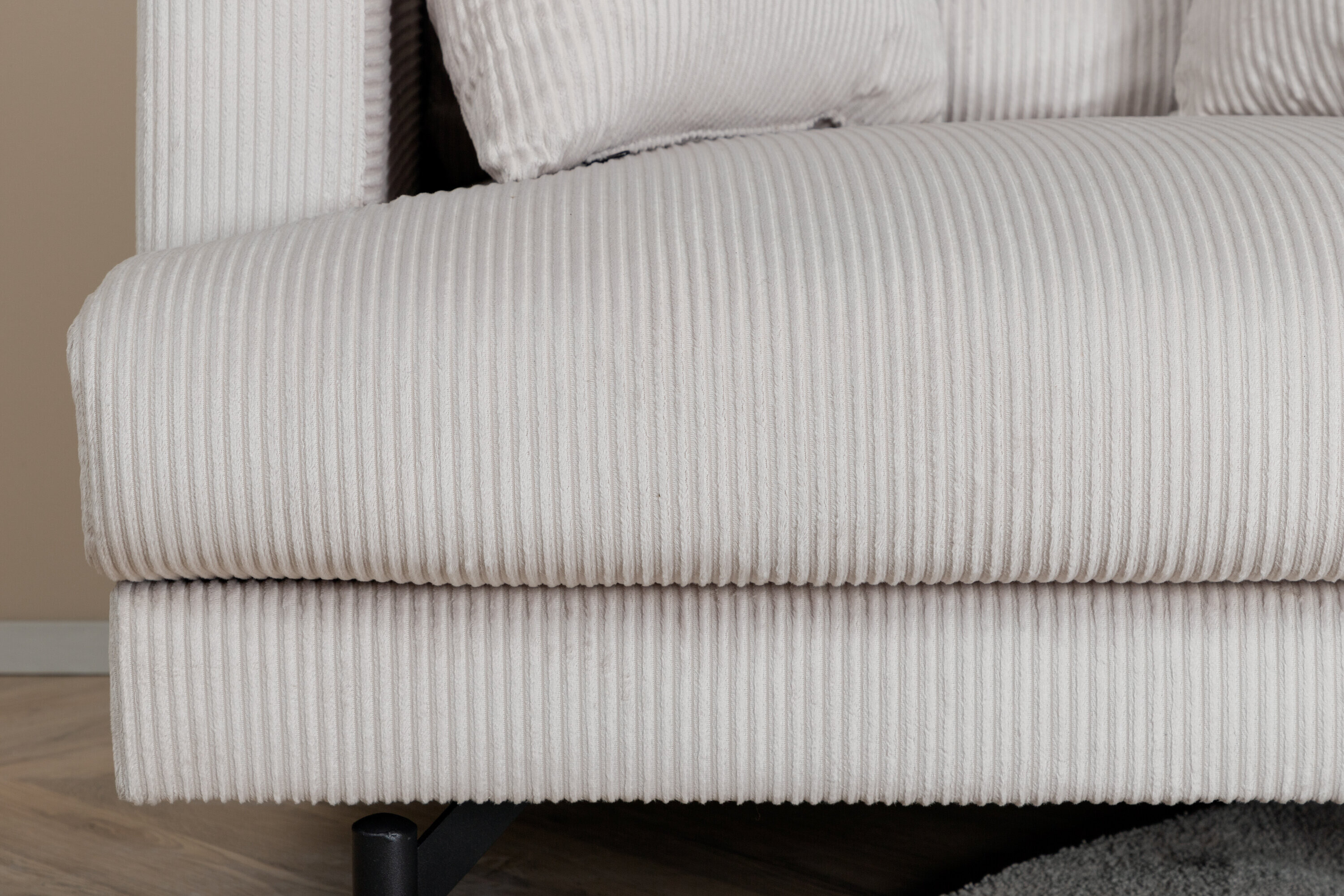 Nohr Fauteuil 'Tamora' Rib, kleur Beige