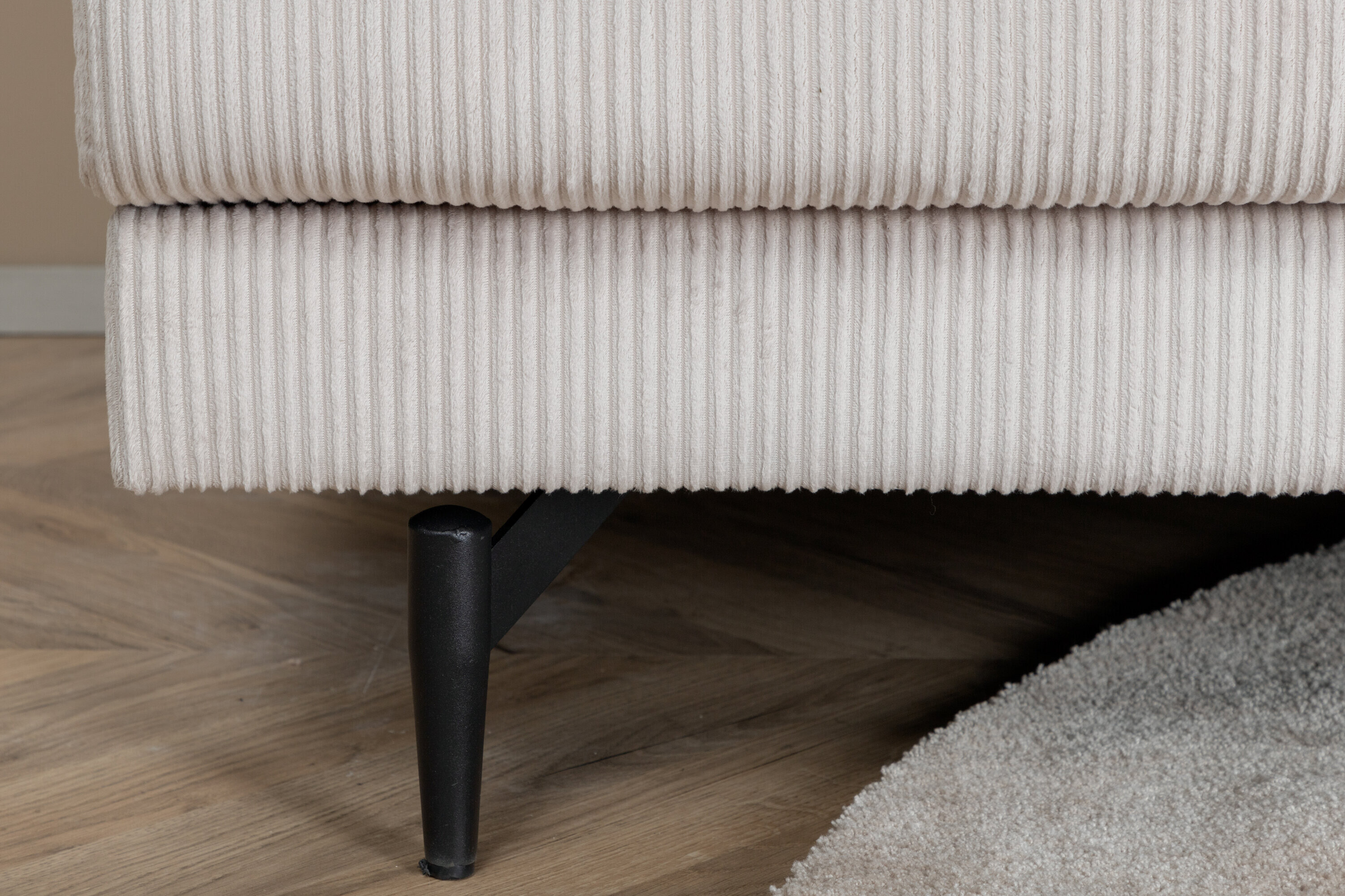 Nohr Fauteuil 'Tamora' Rib, kleur Beige