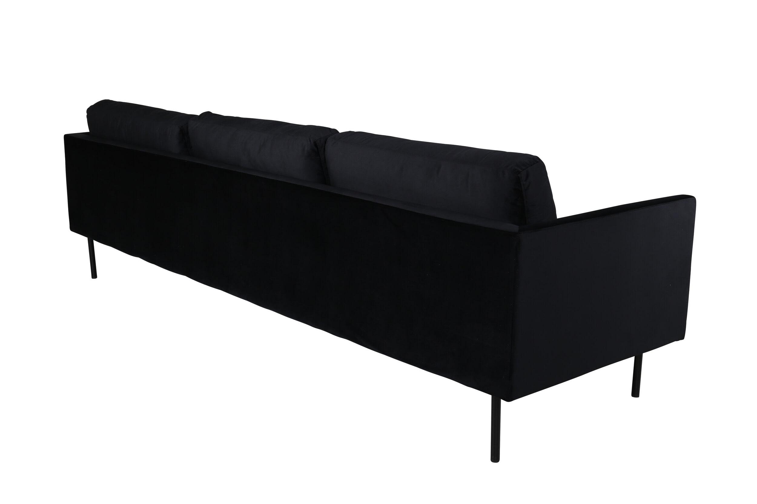 Nohr 3-zits Bank 'Bladimir' Velvet, kleur Zwart