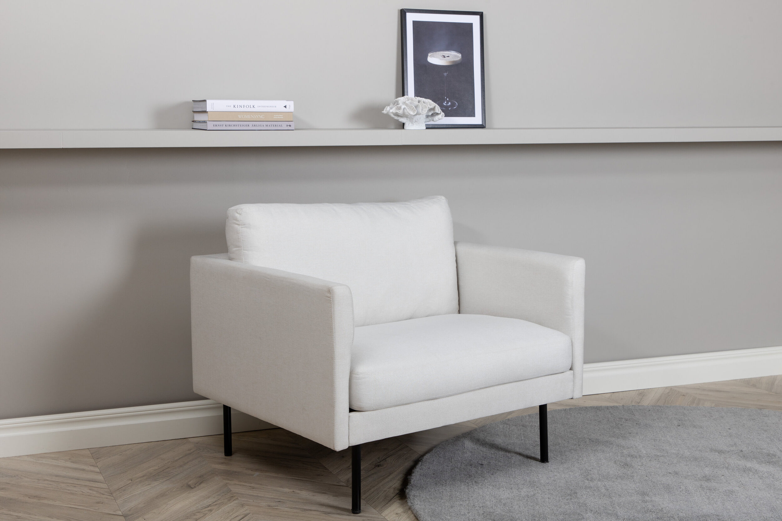Nohr Fauteuil 'Bladimir' kleur Off White