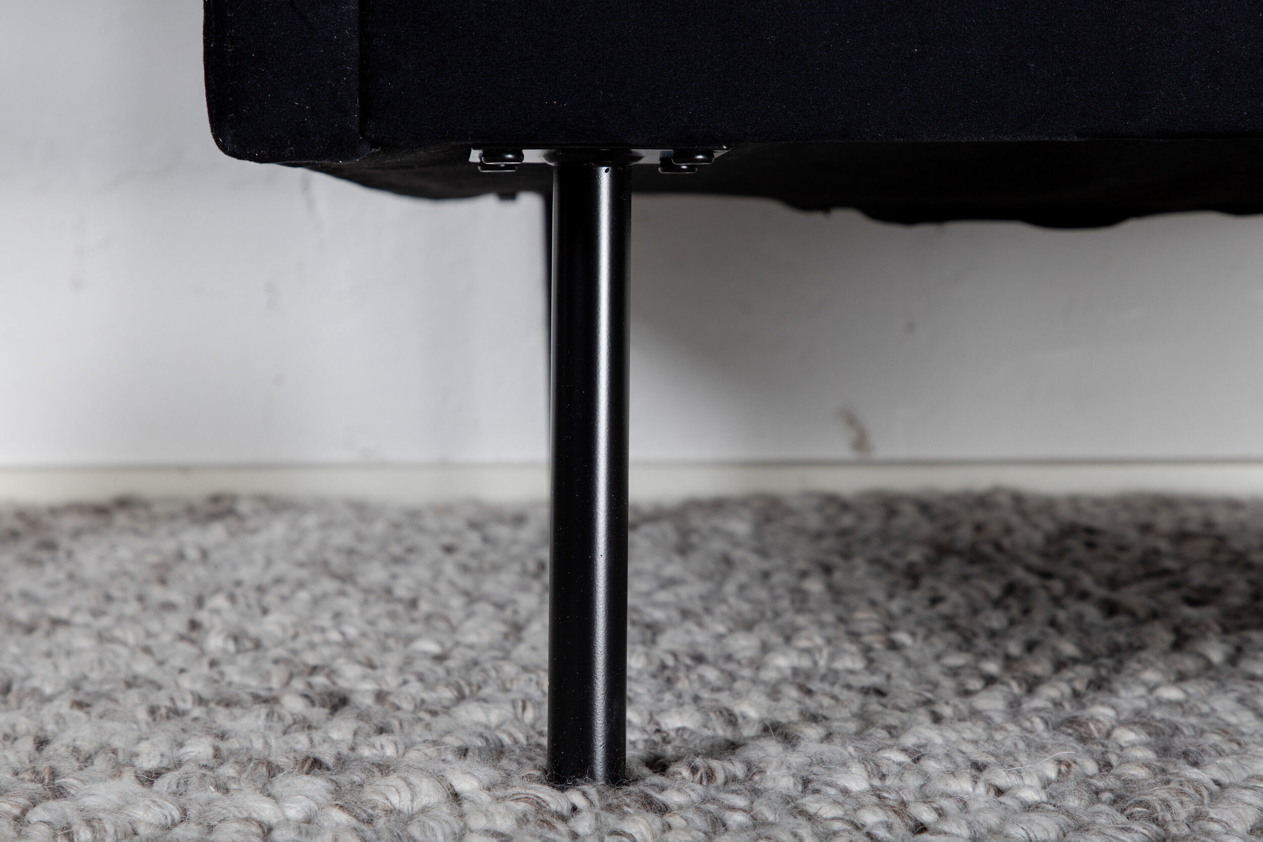 Nohr Fauteuil 'Bladimir' Velvet, kleur Zwart