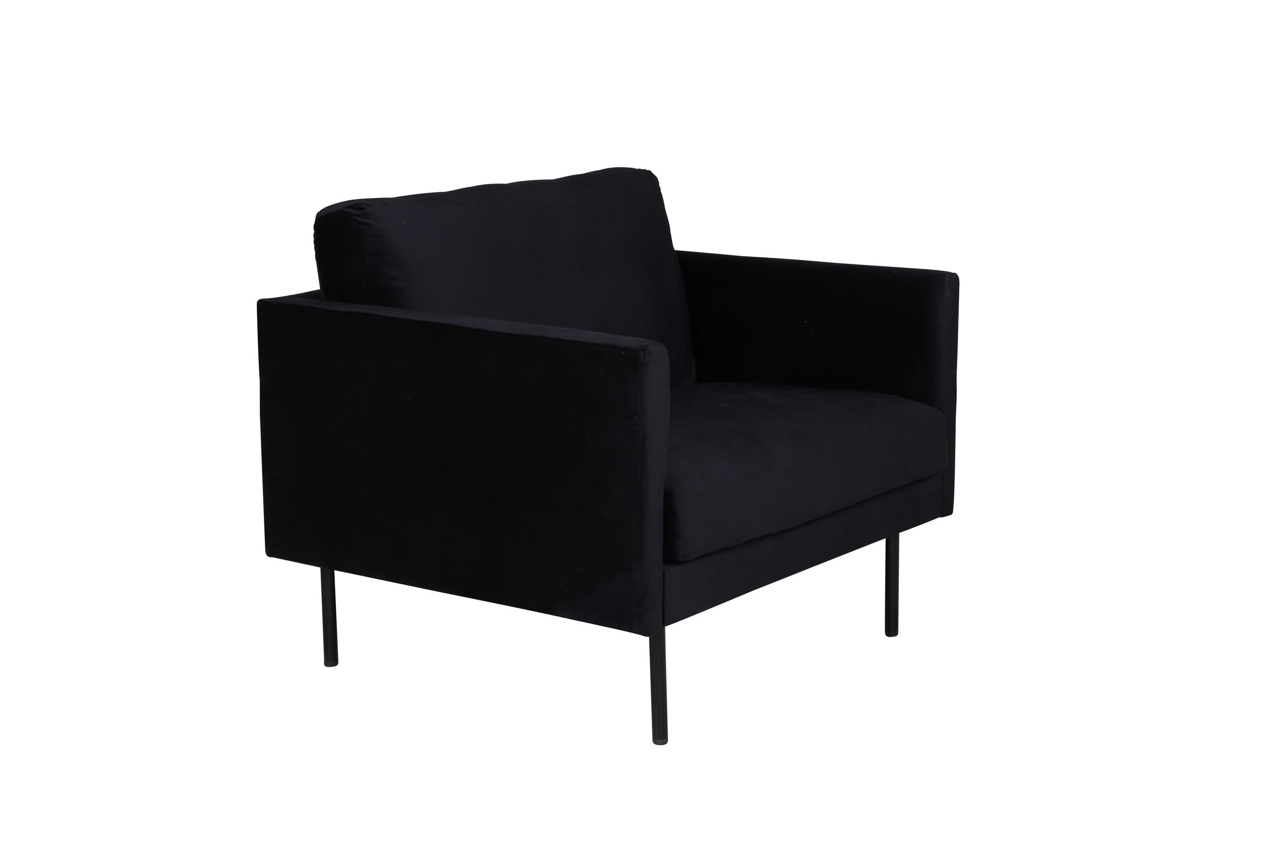 Nohr Fauteuil 'Bladimir' Velvet, kleur Zwart