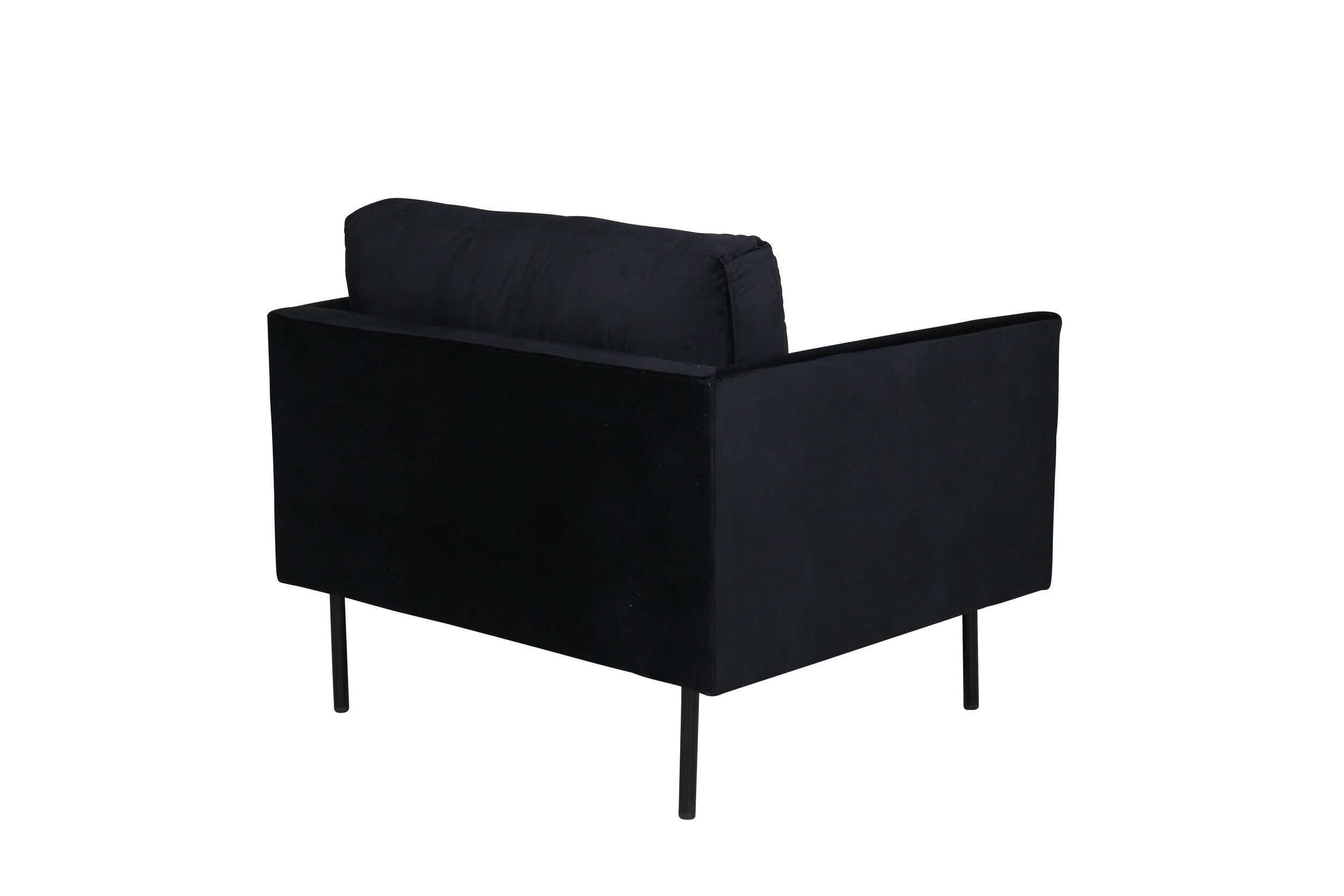 Nohr Fauteuil 'Bladimir' Velvet, kleur Zwart