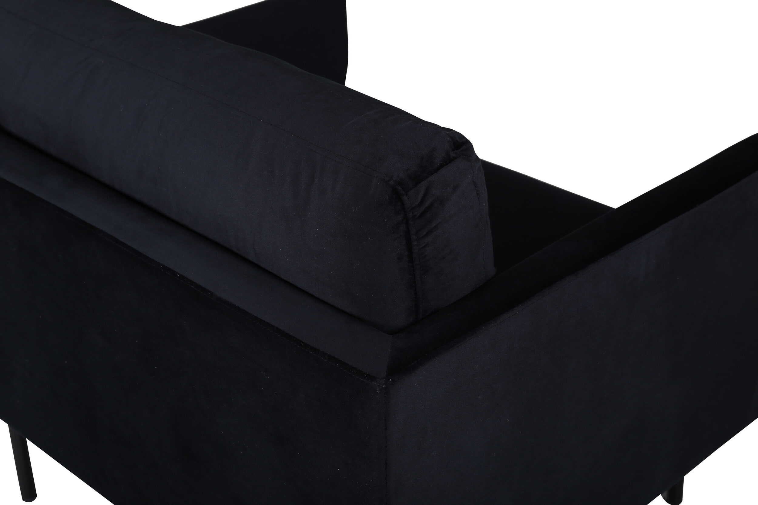 Nohr Fauteuil 'Bladimir' Velvet, kleur Zwart