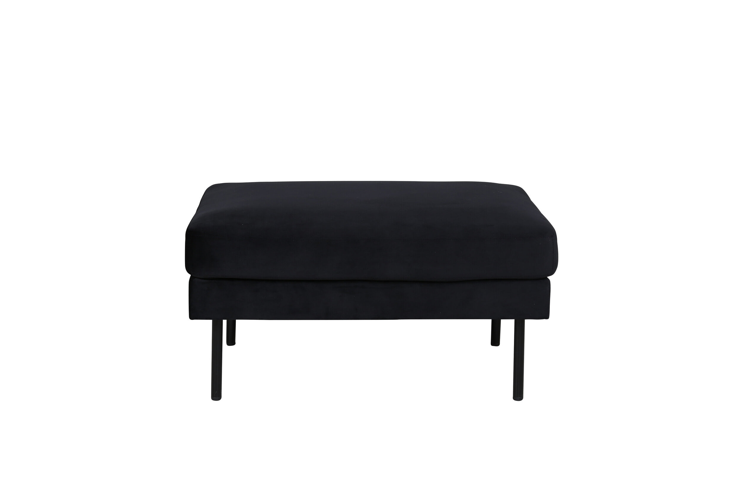 Nohr Hocker 'Bladimir' Velvet, kleur Zwart