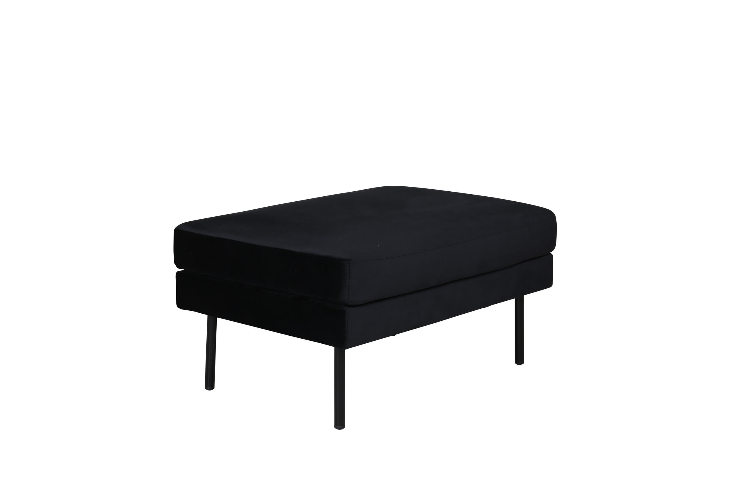 Nohr Hocker 'Bladimir' Velvet, kleur Zwart