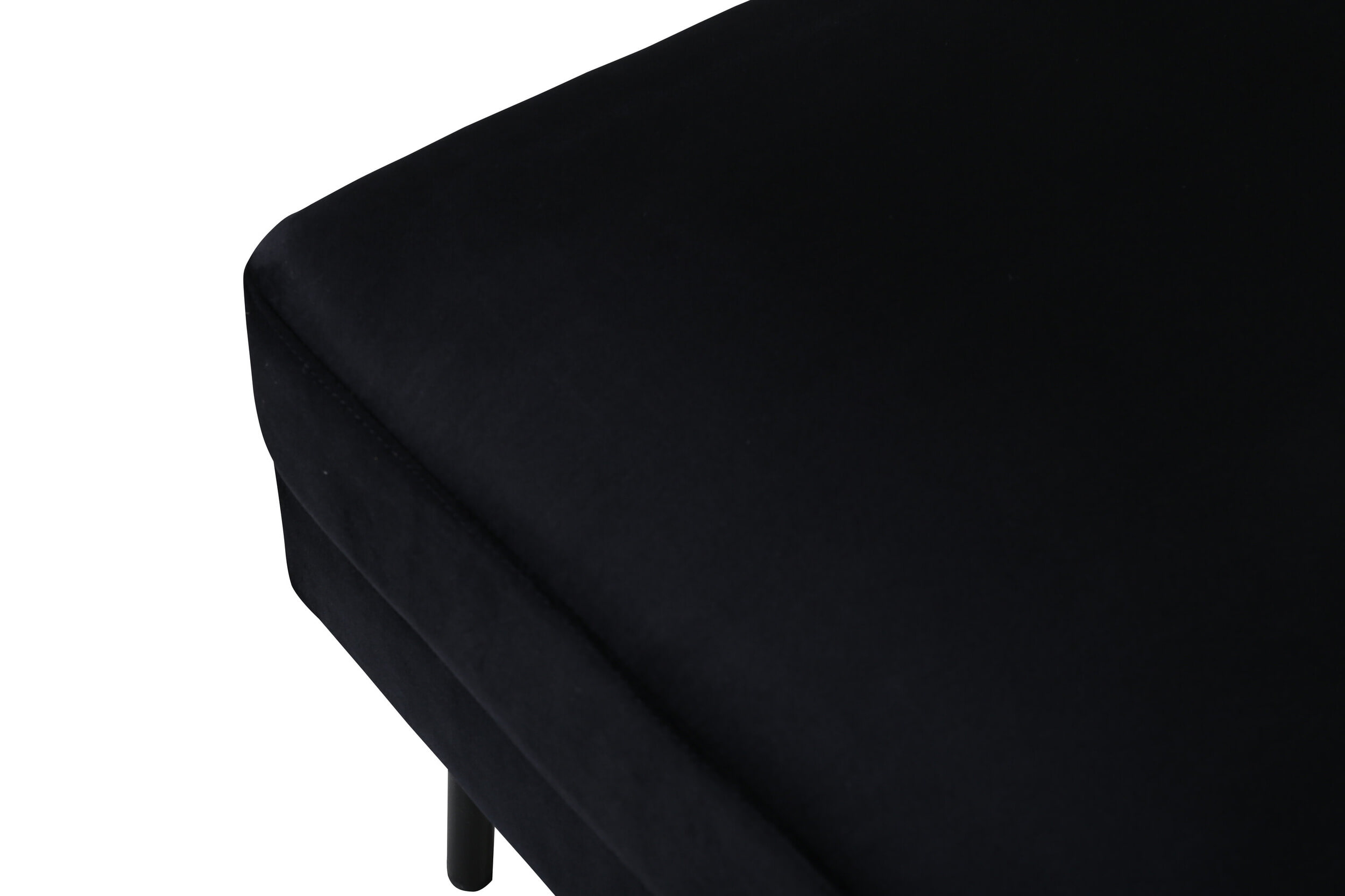Nohr Hocker 'Bladimir' Velvet, kleur Zwart