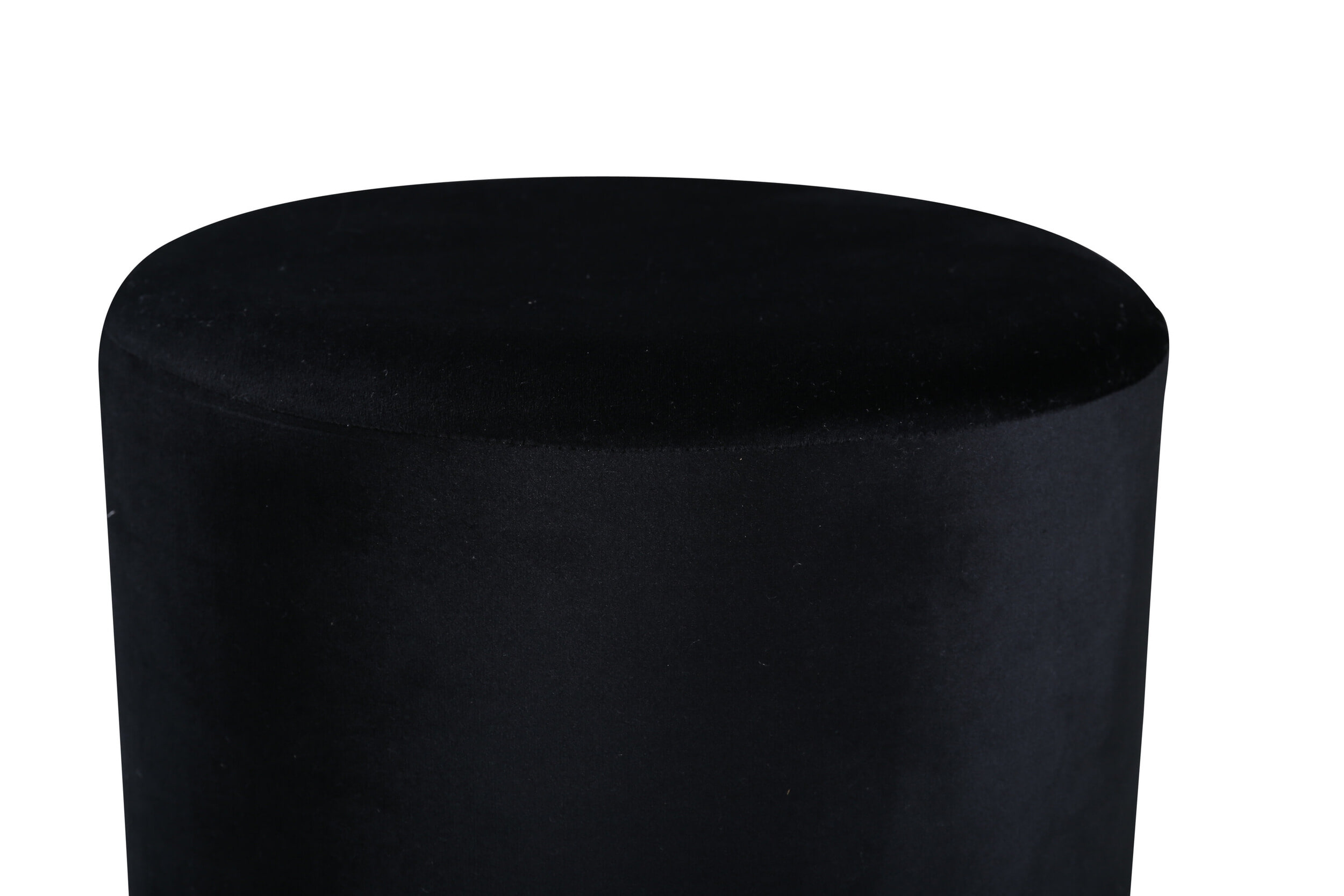 Nohr Poef 'Jarron' Velvet, kleur Zwart