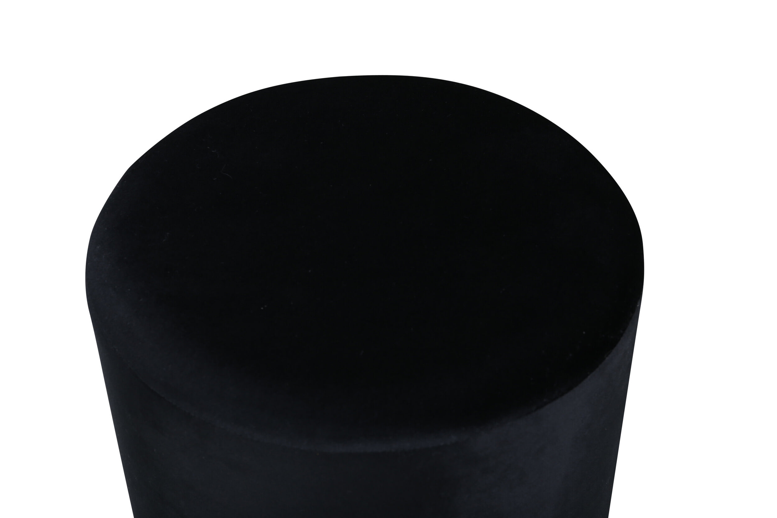 Nohr Poef 'Jarron' Velvet, kleur Zwart