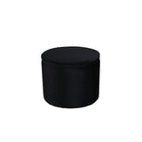 Nohr Poef 'Geralyn' Velvet, kleur Zwart